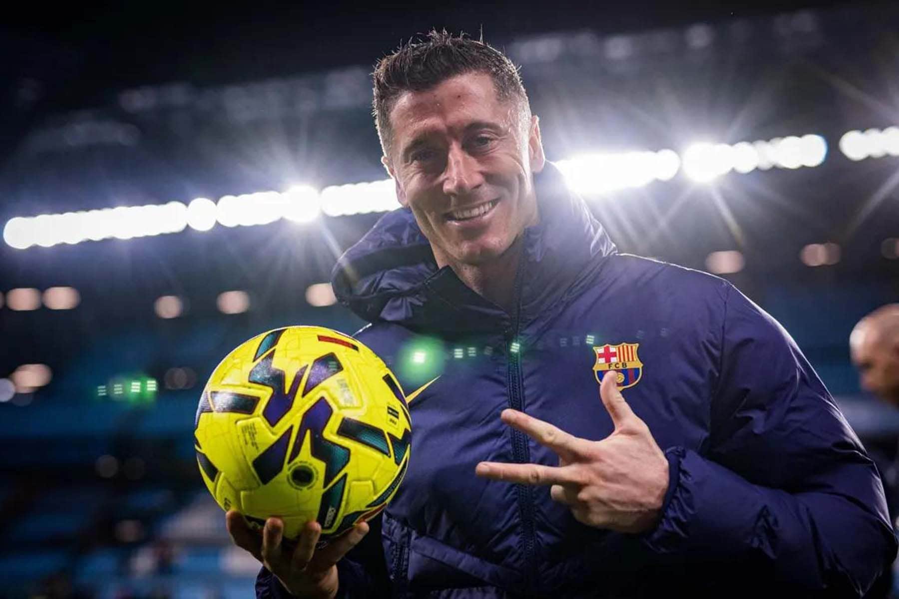 Форвард «Барселоны» Роберт Левандовский. © FC Barcelona