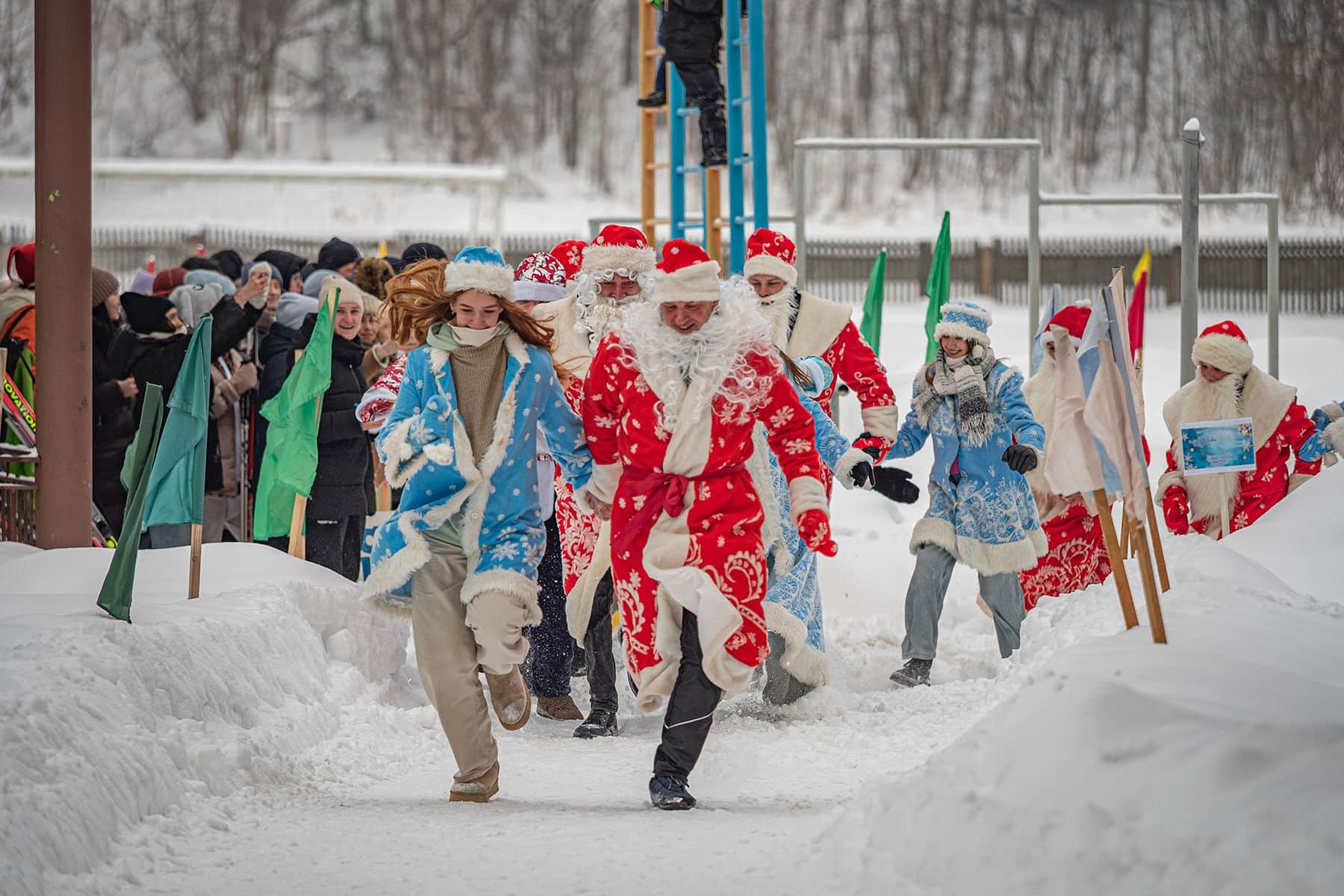 Праздник «Зимний разгуляй» в Придвинской резиденции Деда Мороза. © Times.by
