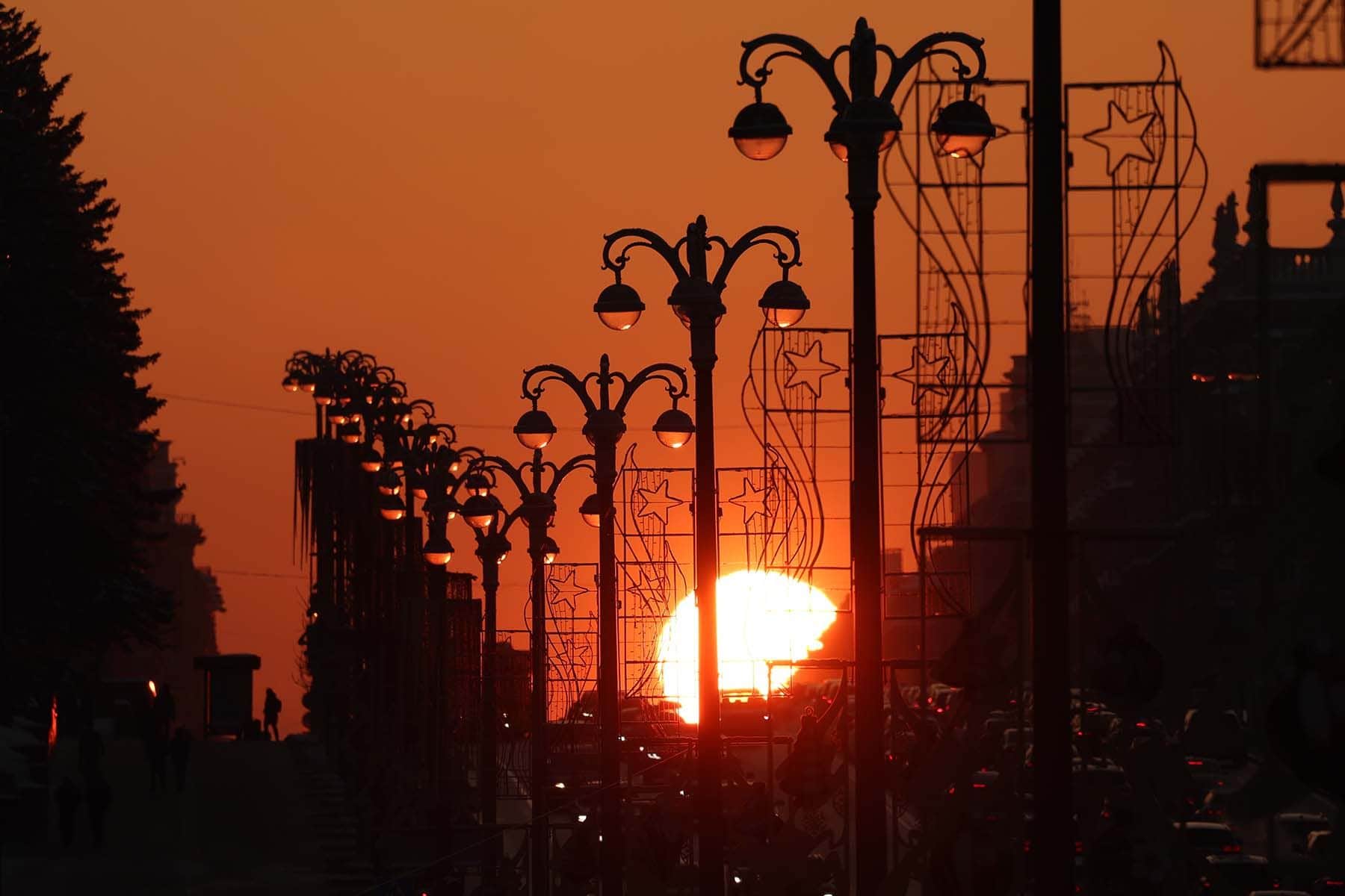 Закат над Минском