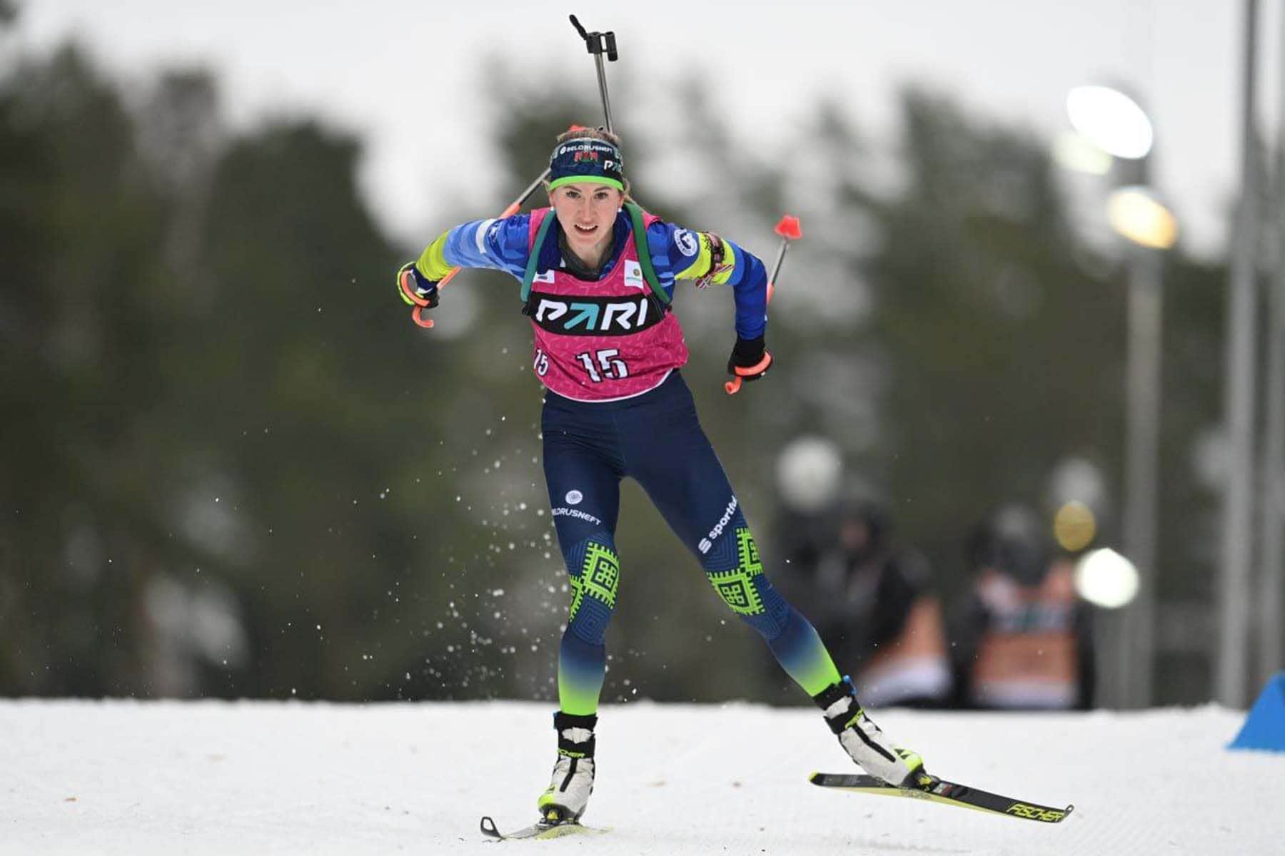 Белорусская биатлонистка Динара Смольская. © TEAM BY, Telegram