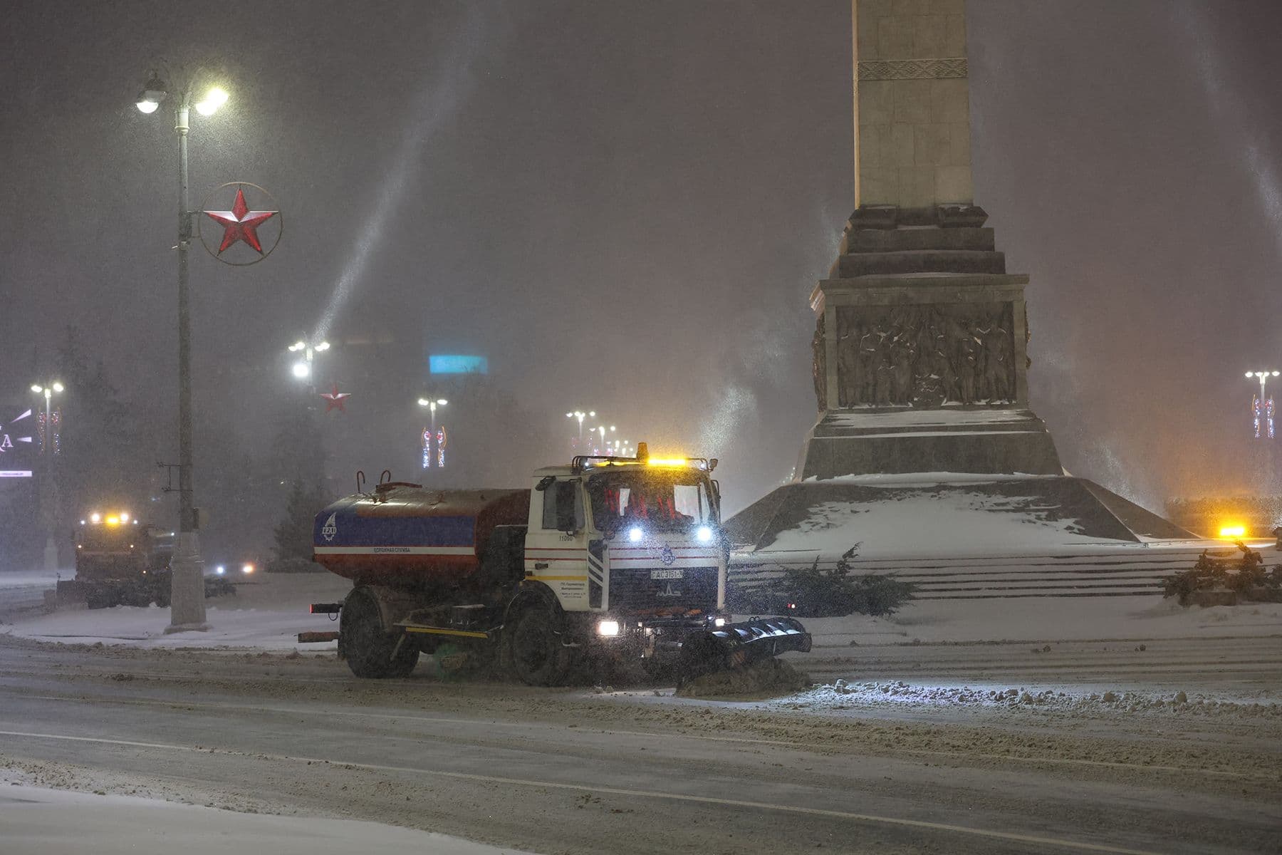 Уборка снега в Минске