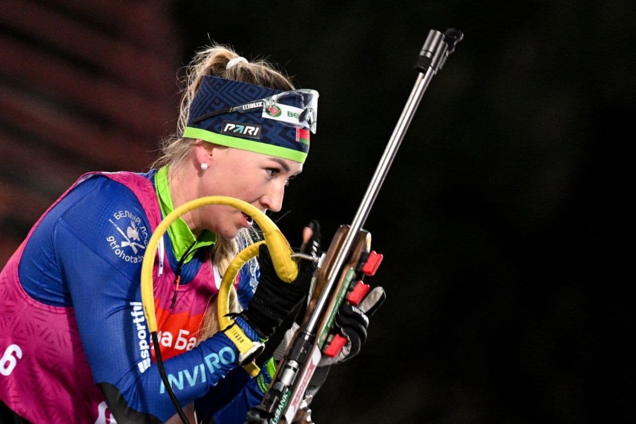 Белорусская биатлонистка Динара Смольская. © Белорусская федерация биатлона, Telegram