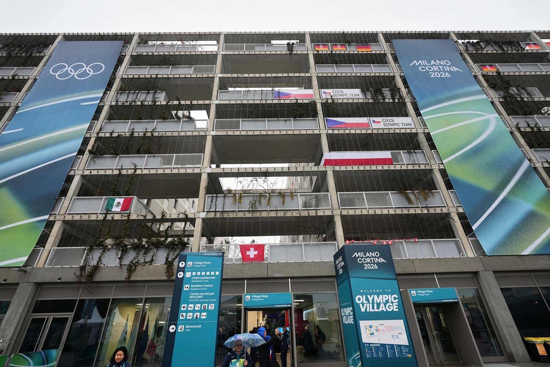 Олимпийская деревня в Милане. © Antonio Calanni, AP / TASS