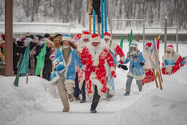 Праздник «Зимний разгуляй» в Придвинской резиденции Деда Мороза. © Times.by