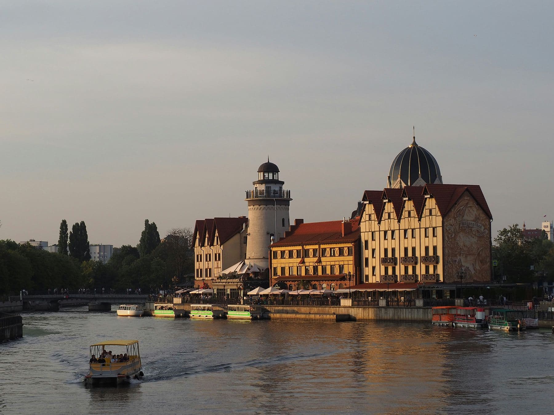 Рыбацкая деревня в Калининграде