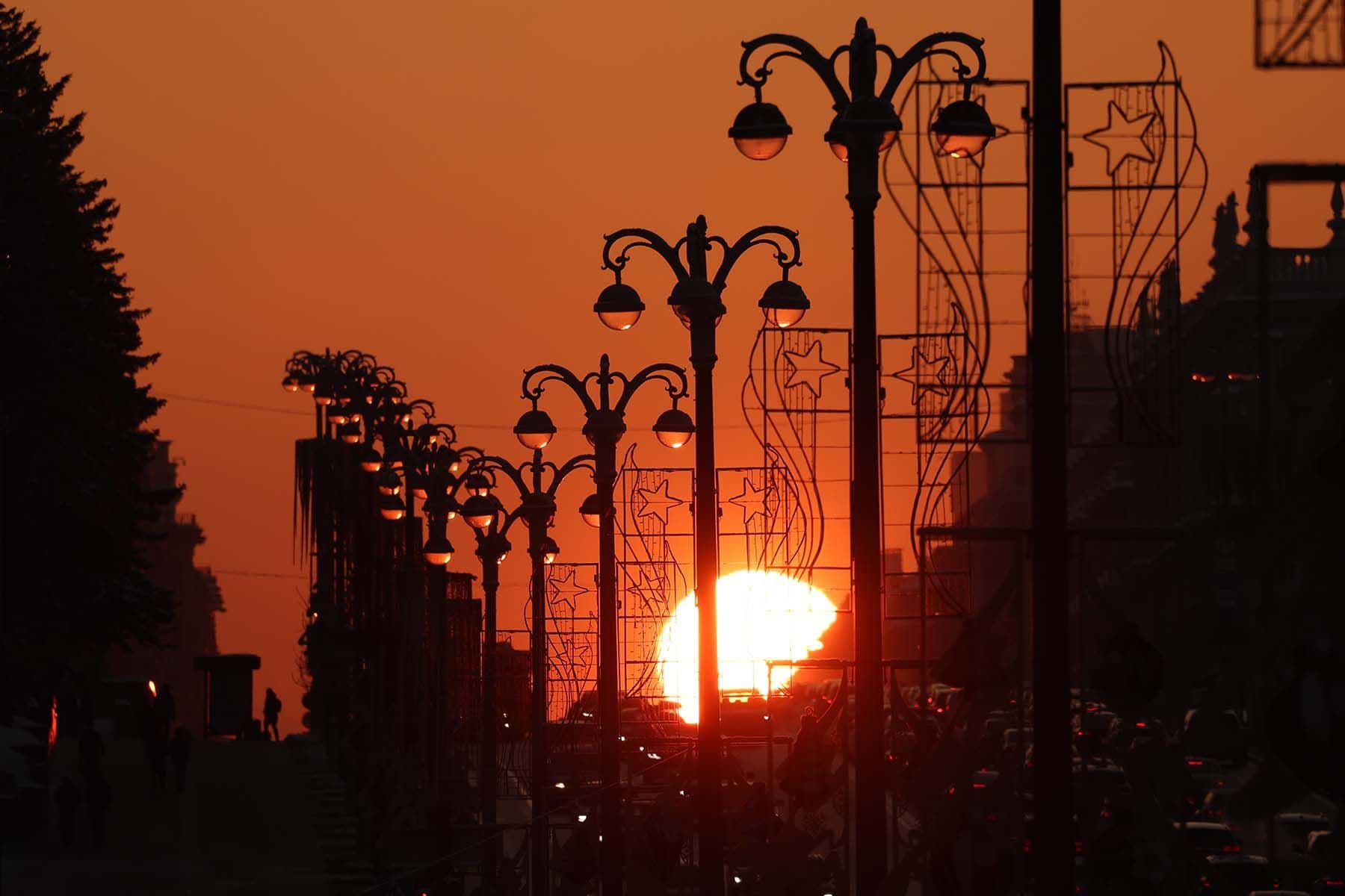 Закат над Минском