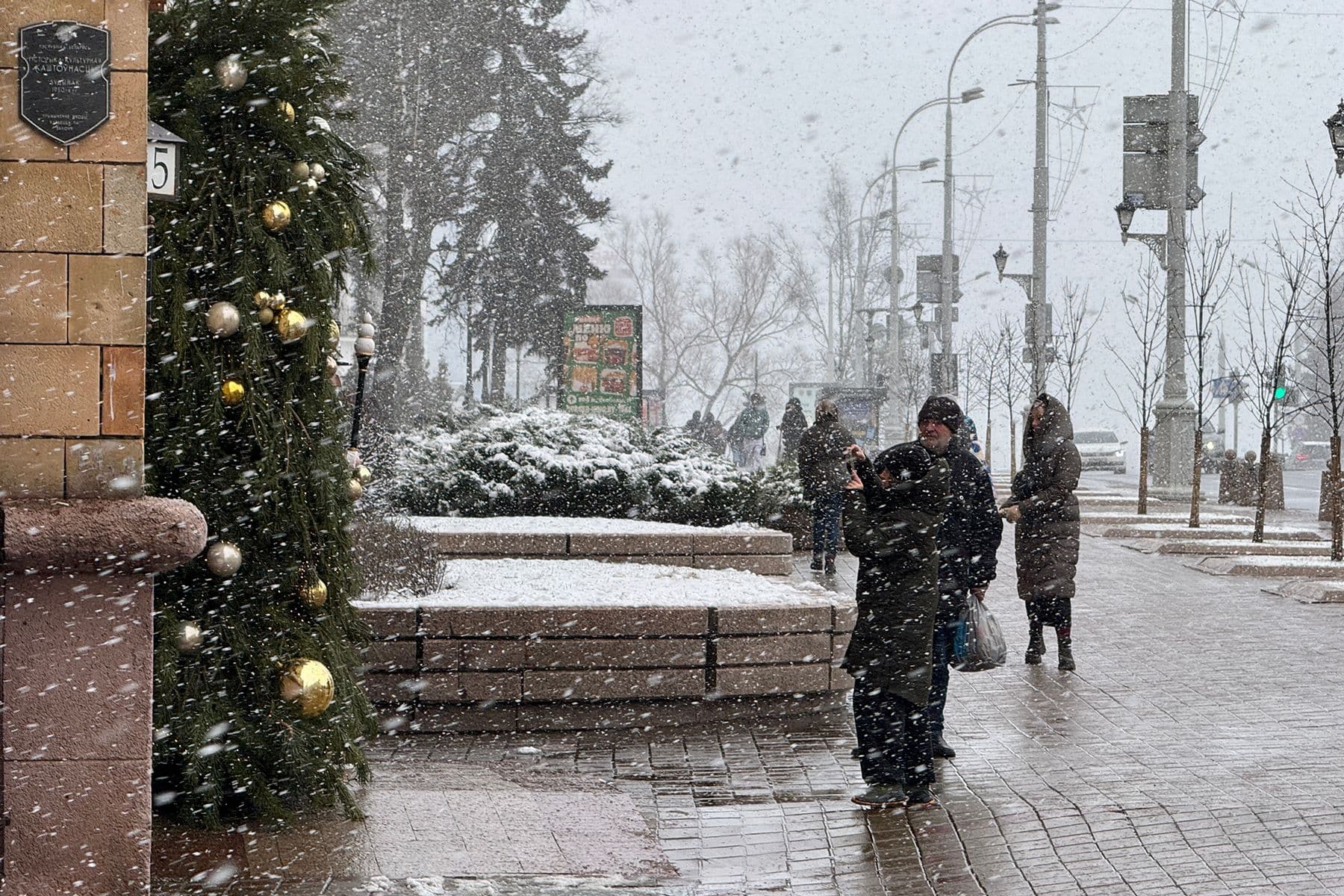 зима в Минске