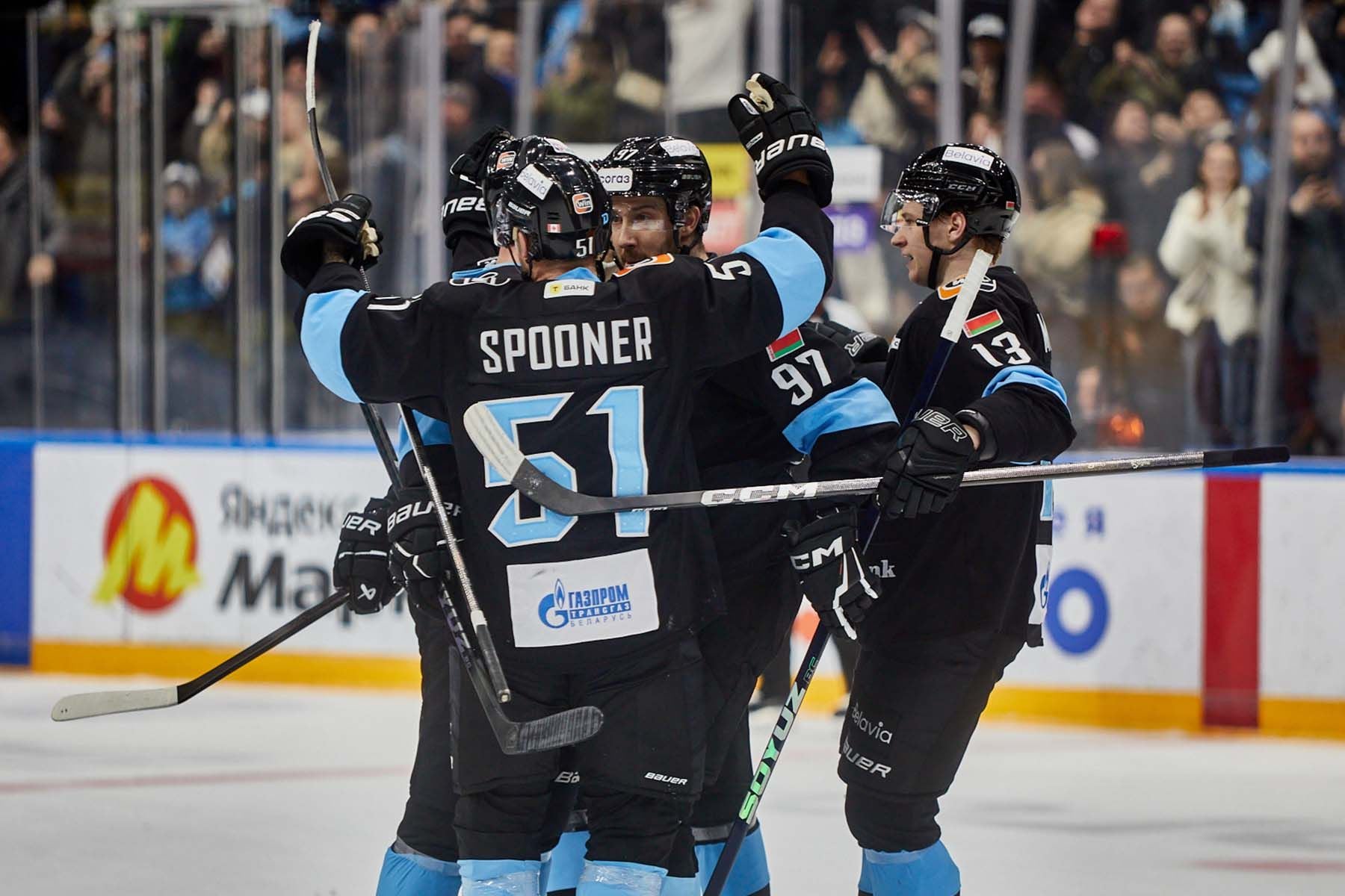 Хоккеисты минского «Динамо». © Святослав Зоркий, Times.by