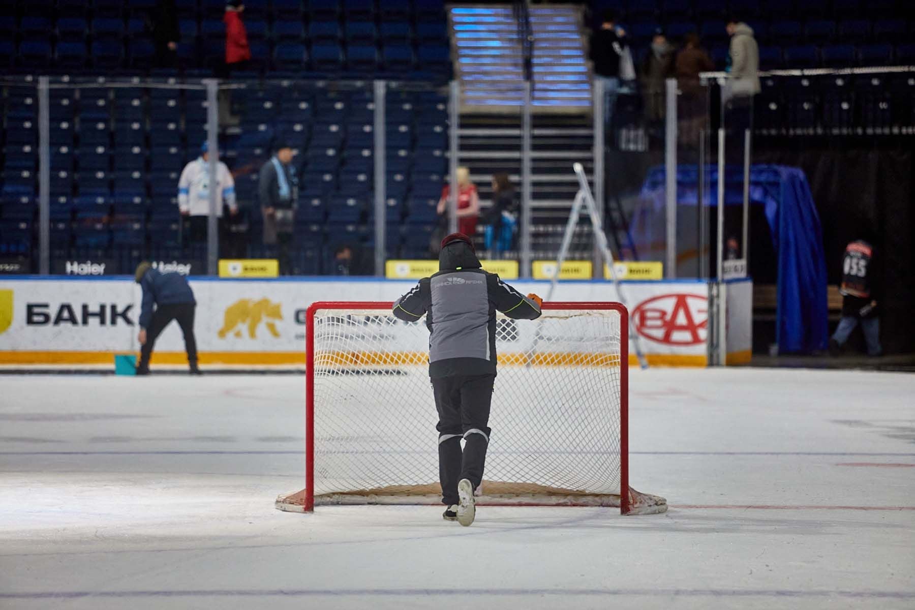 арена лед хоккей ворота 