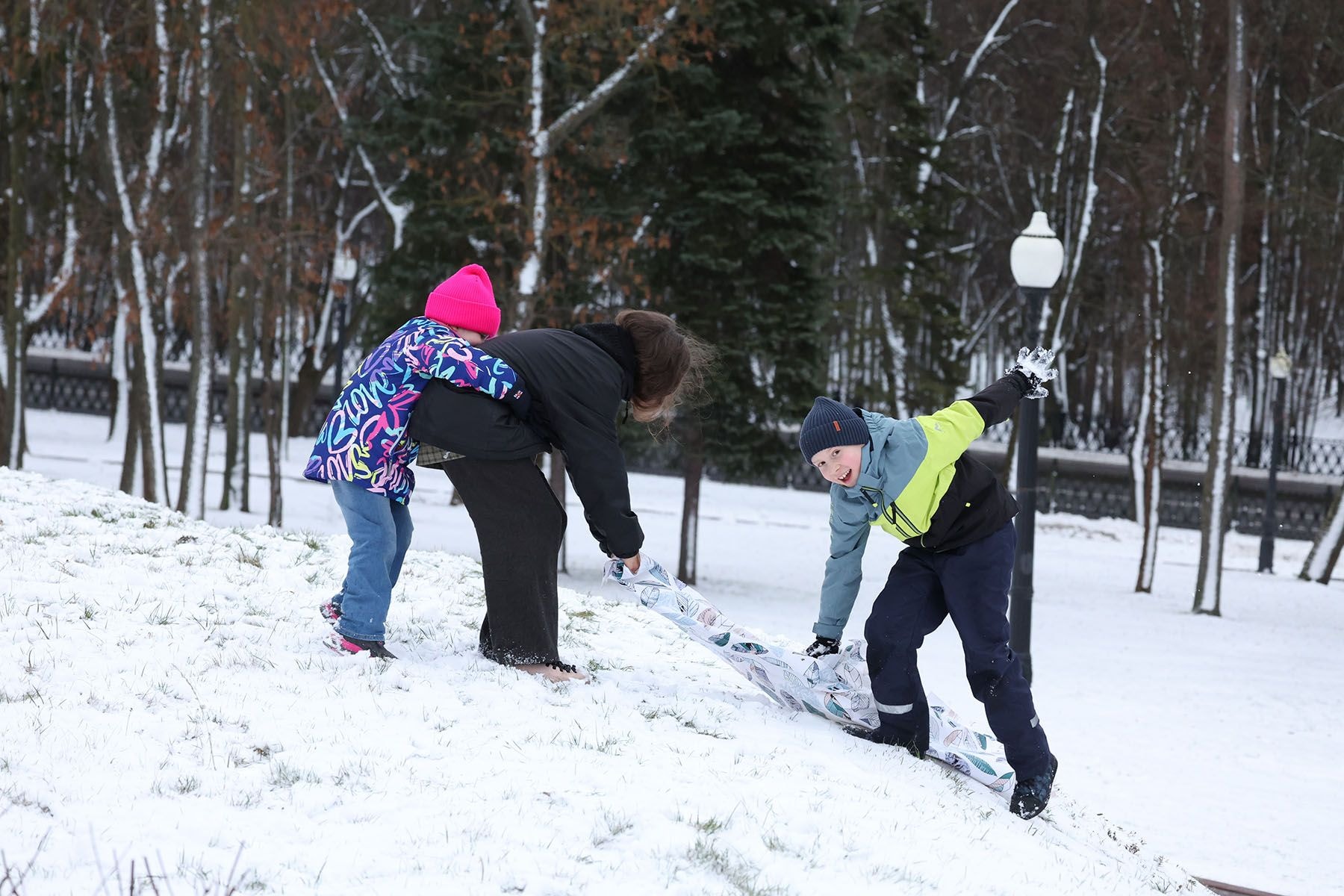 Катание с горки