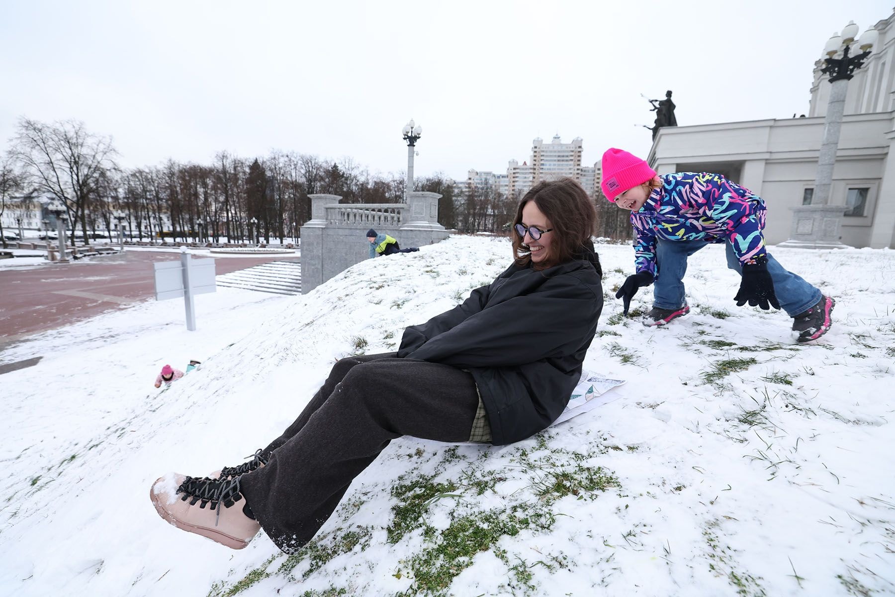 Катание с горки