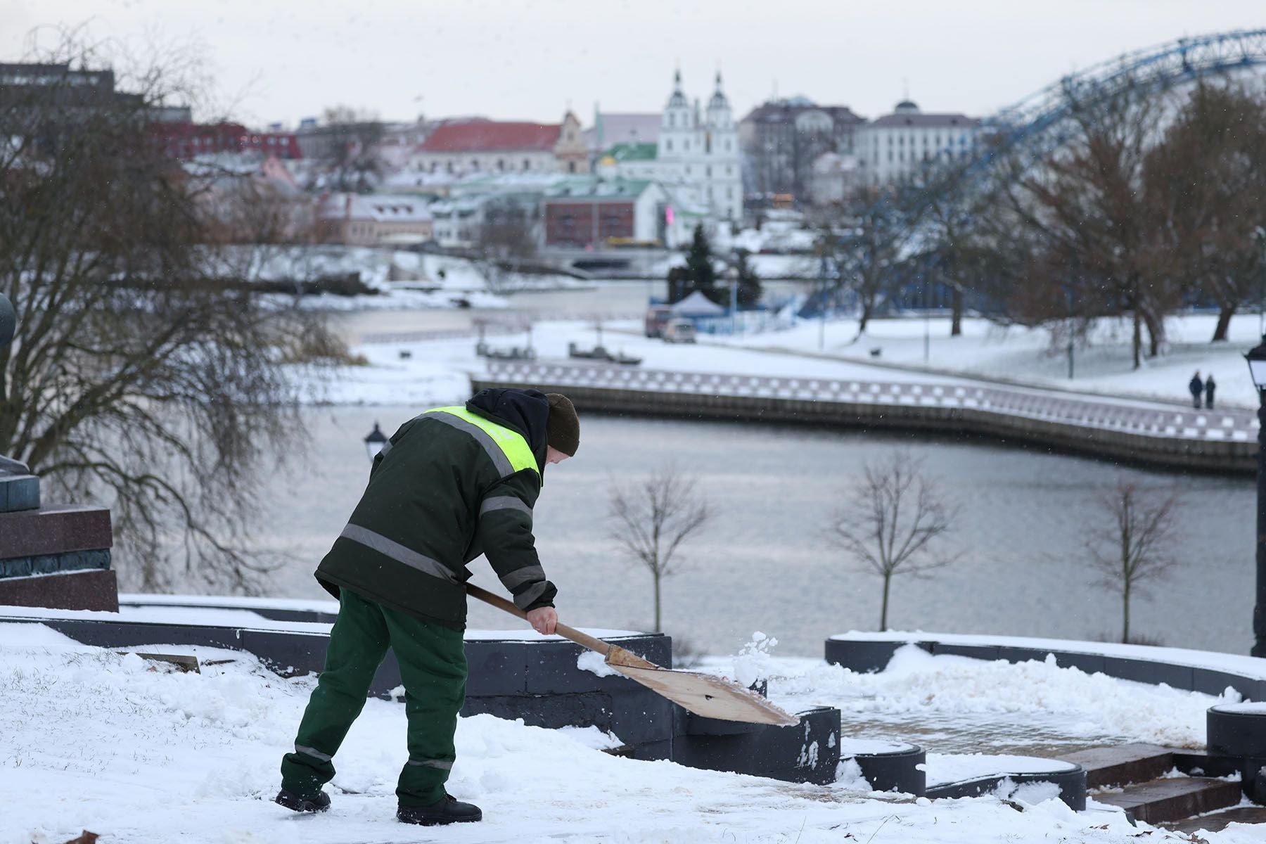Уборка снега в Минске