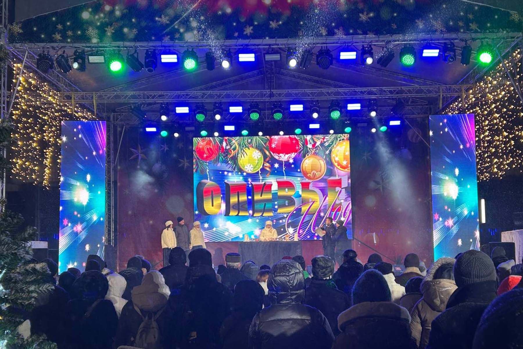 Новогоднее «Оливье шоу» в Могилеве. © Times.by