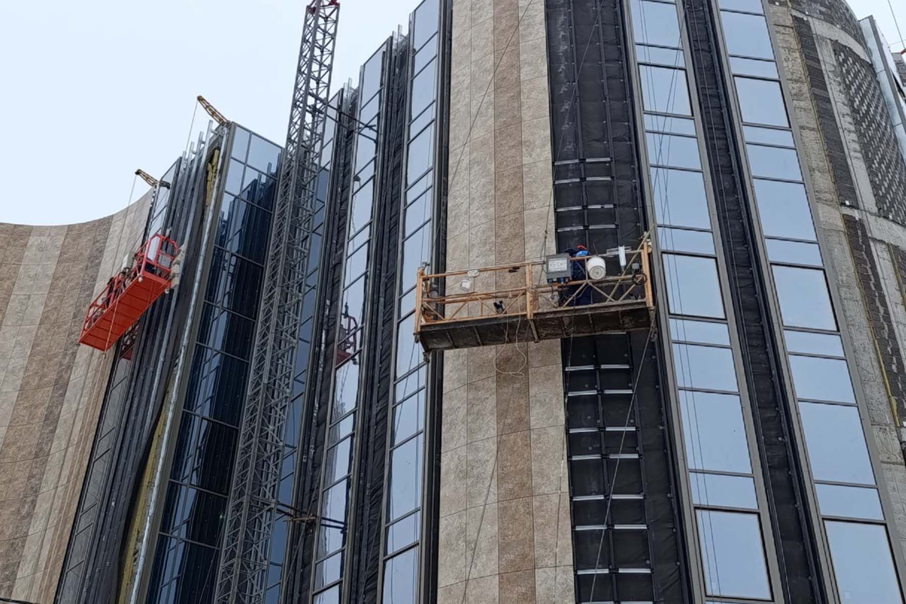 Строительство Национального исторического музея. © ГПО «Минскстрой», Telegram