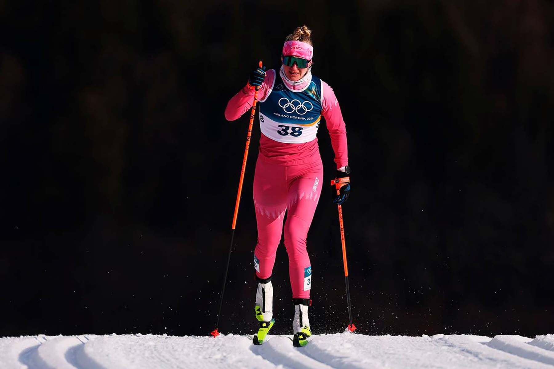 Белорусская лыжница Анна Королева. © TEAM BY, Telegram