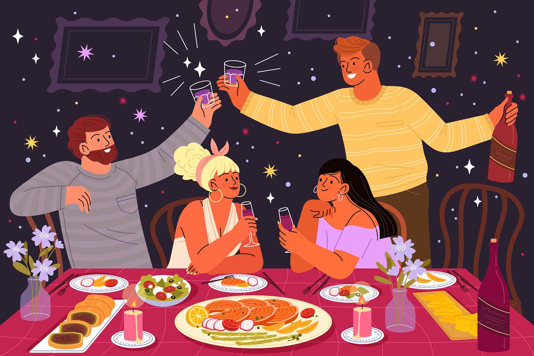 Новогоднее застолье