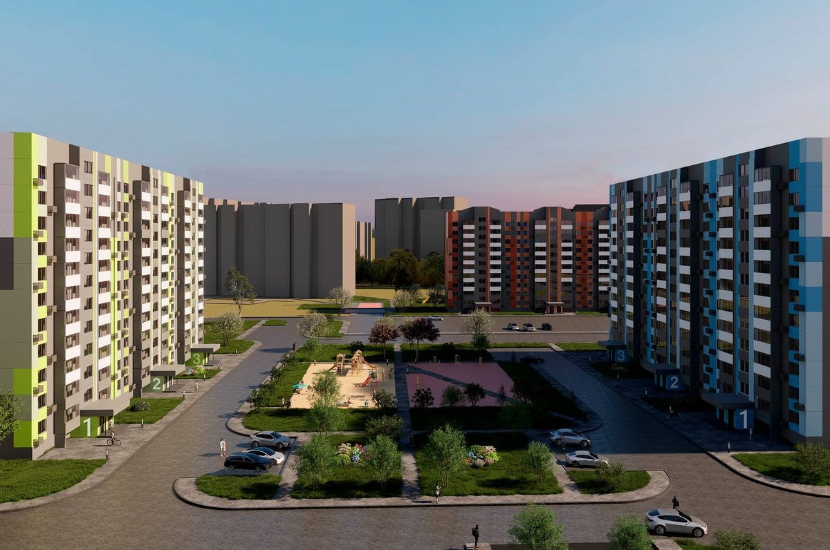 Архитектурно-планировочная концепция жилого комплекса в Витебске