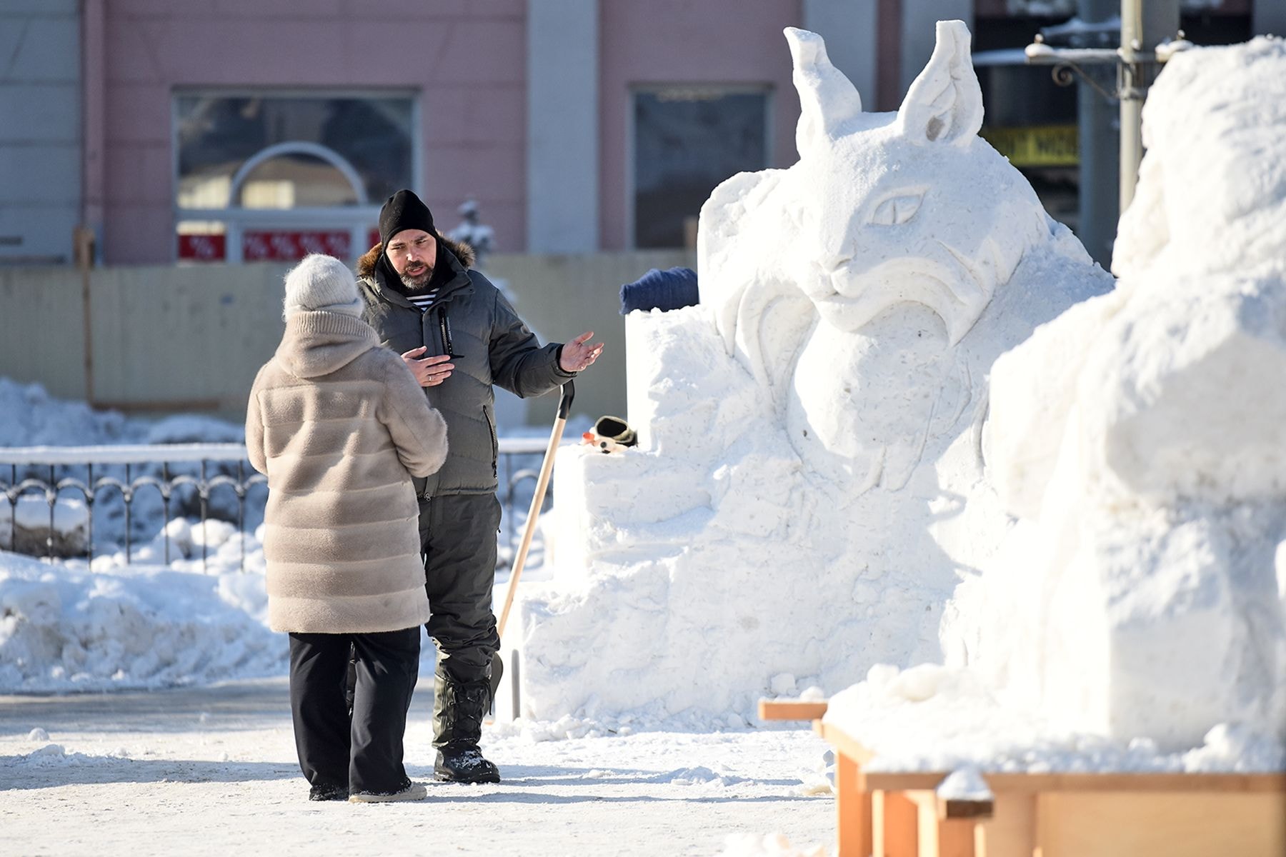 Фестиваль снежных скульптур в Гомеле. © Мария Амелина, Times.by