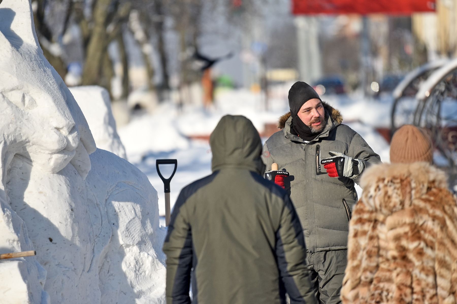 Фестиваль снежных скульптур в Гомеле