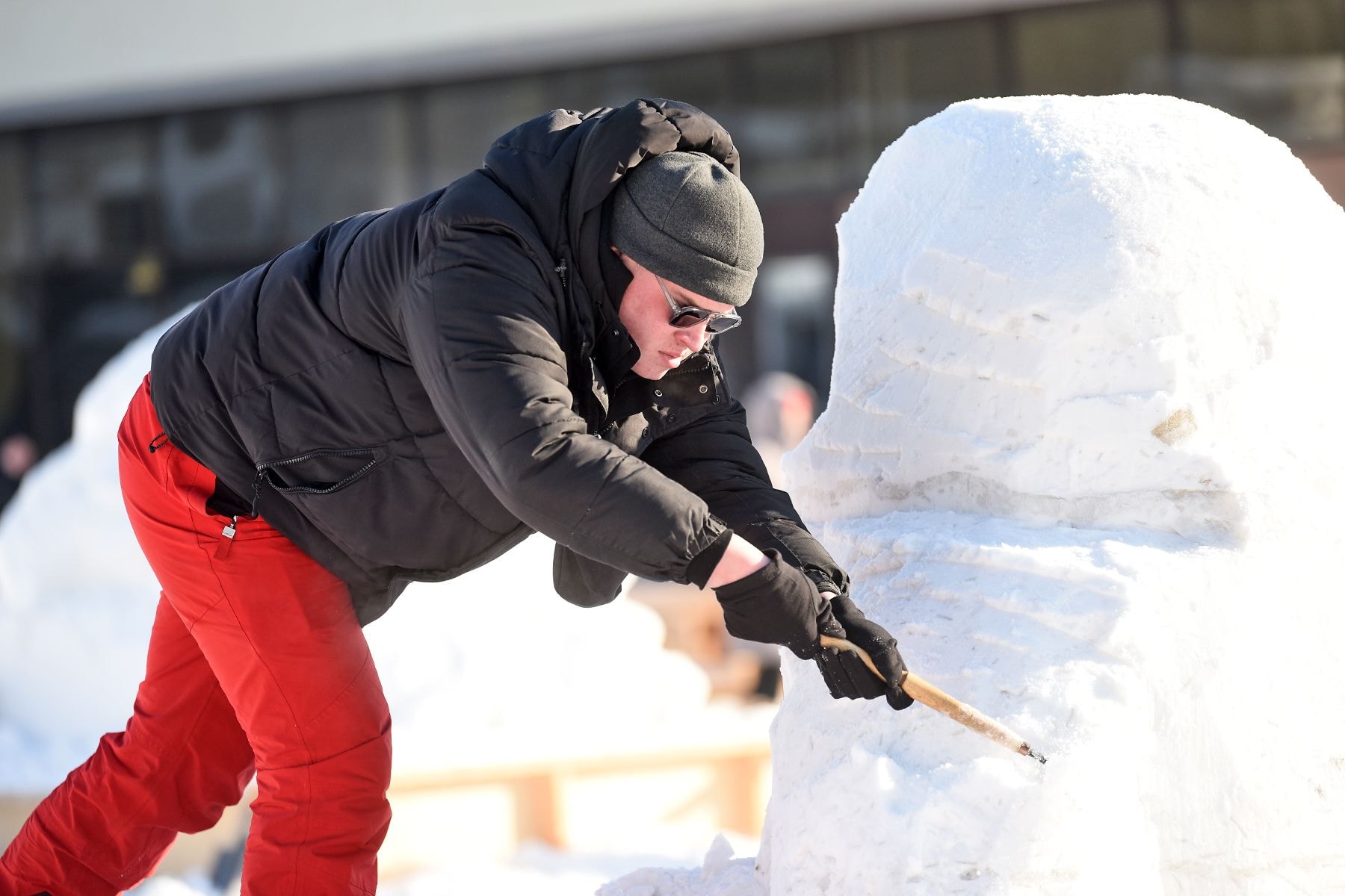 Фестиваль снежных скульптур в Гомеле