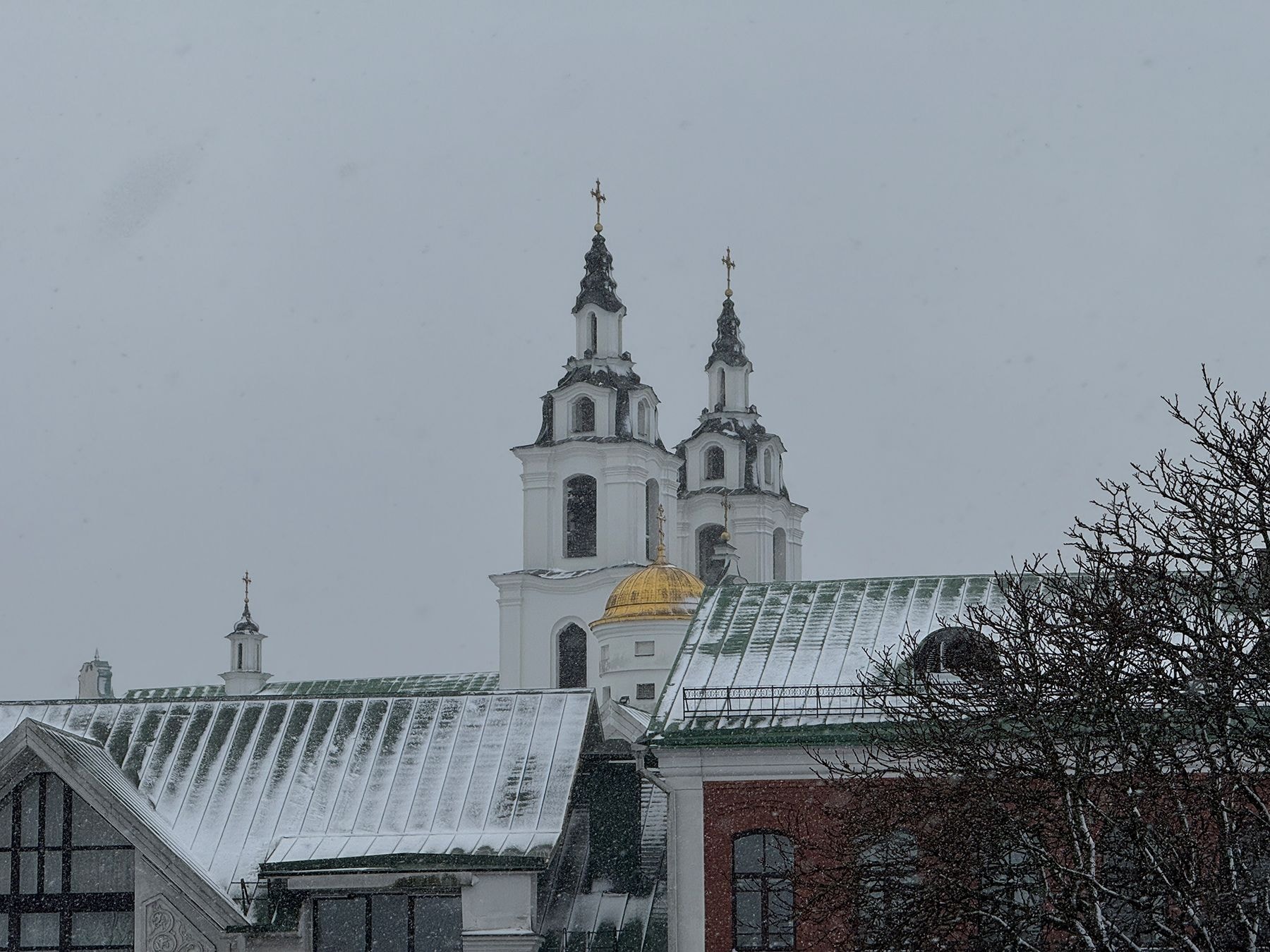 Снег в Минске