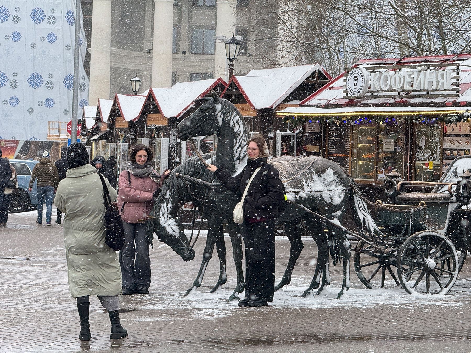 Снег в Минске