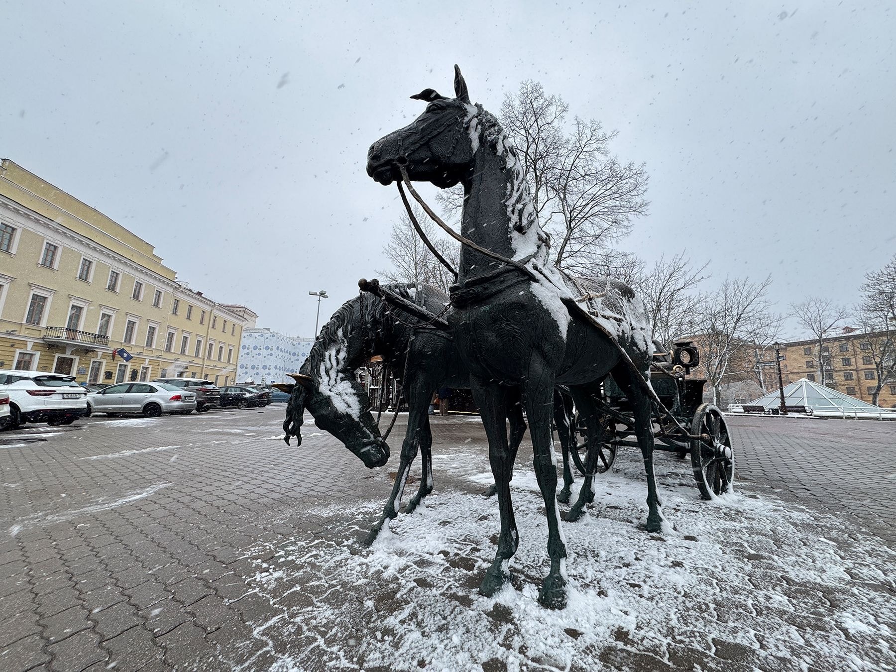Снег в Минске
