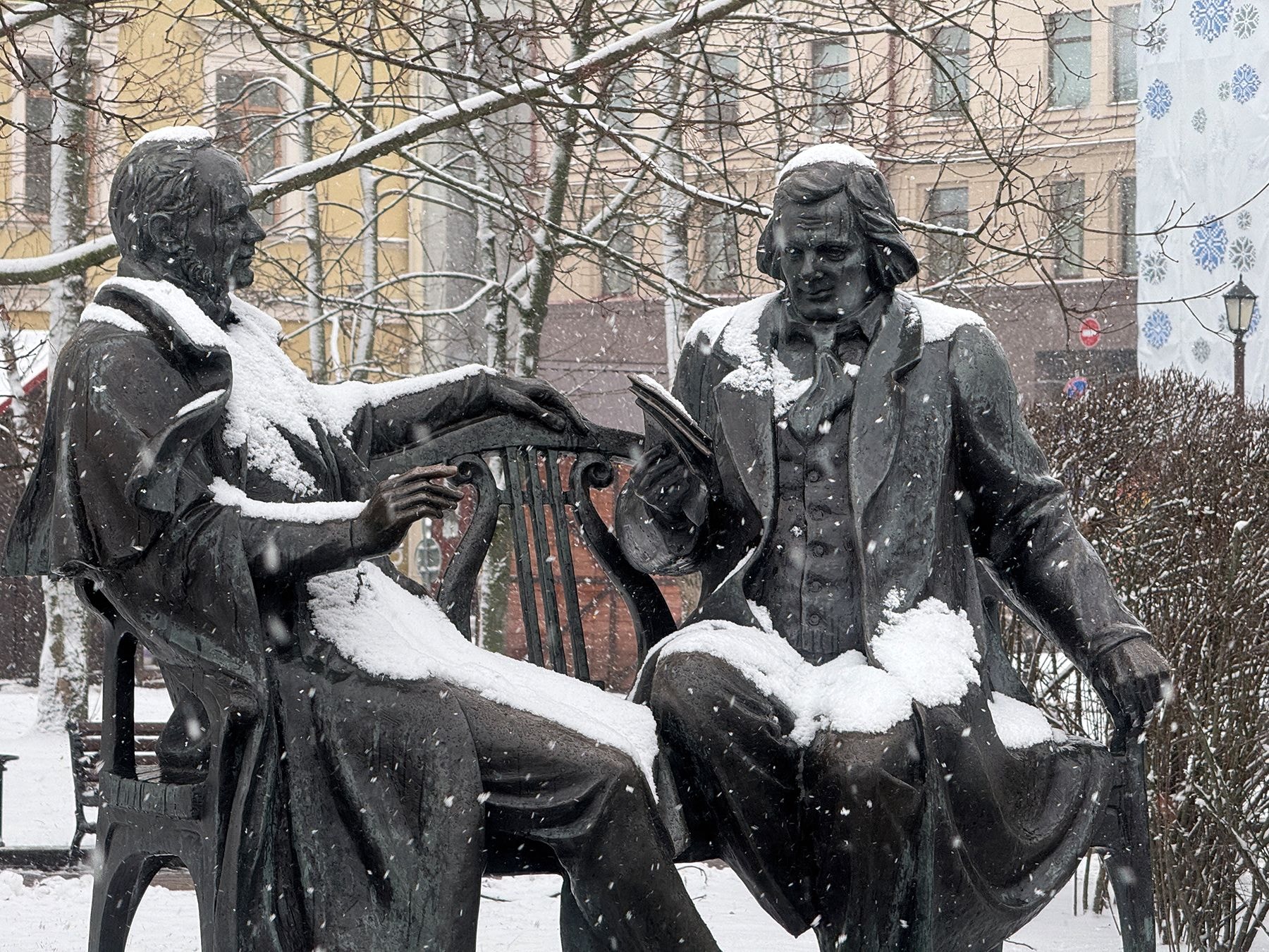 Снег в Минске