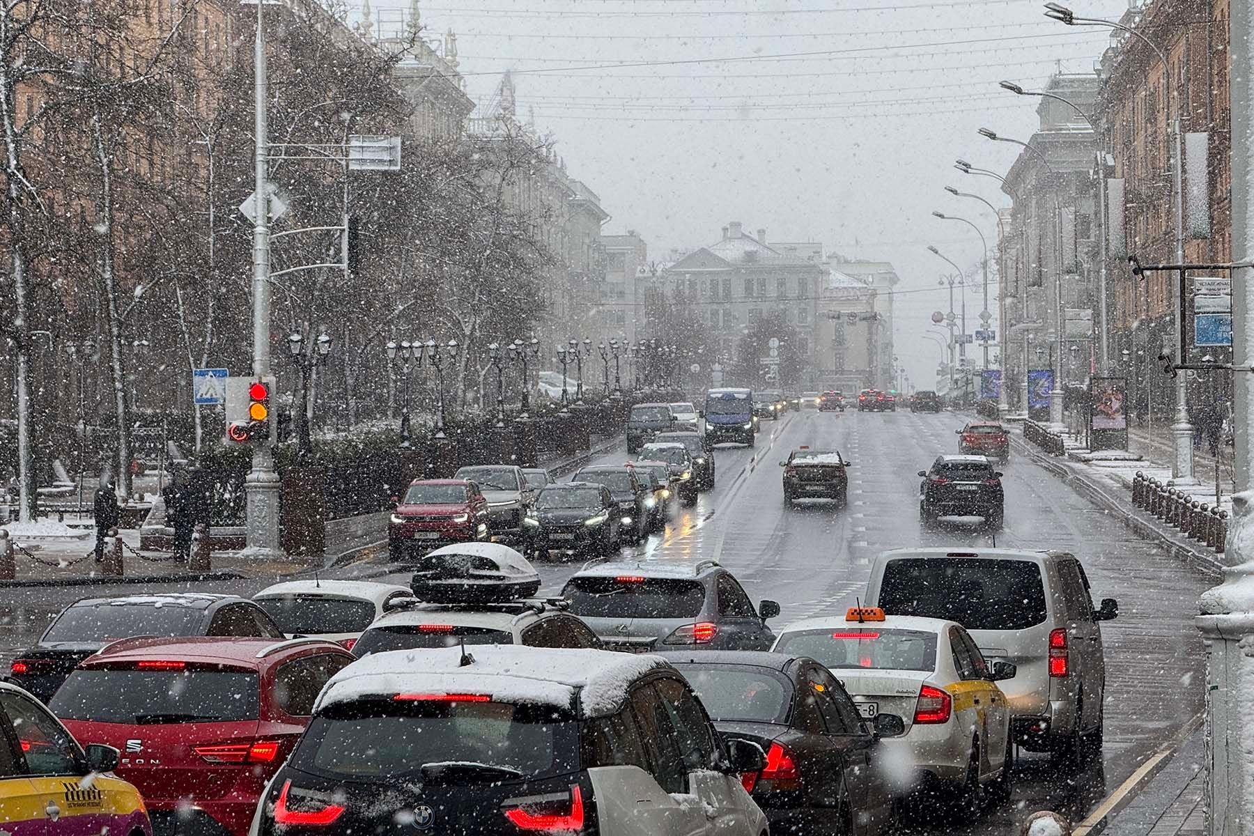 Машины в городе