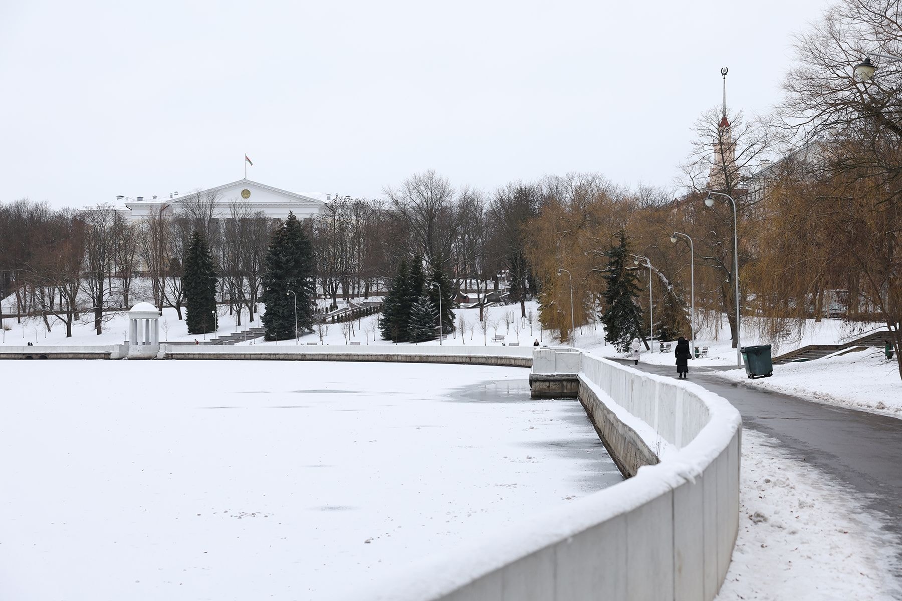 Минск зимой