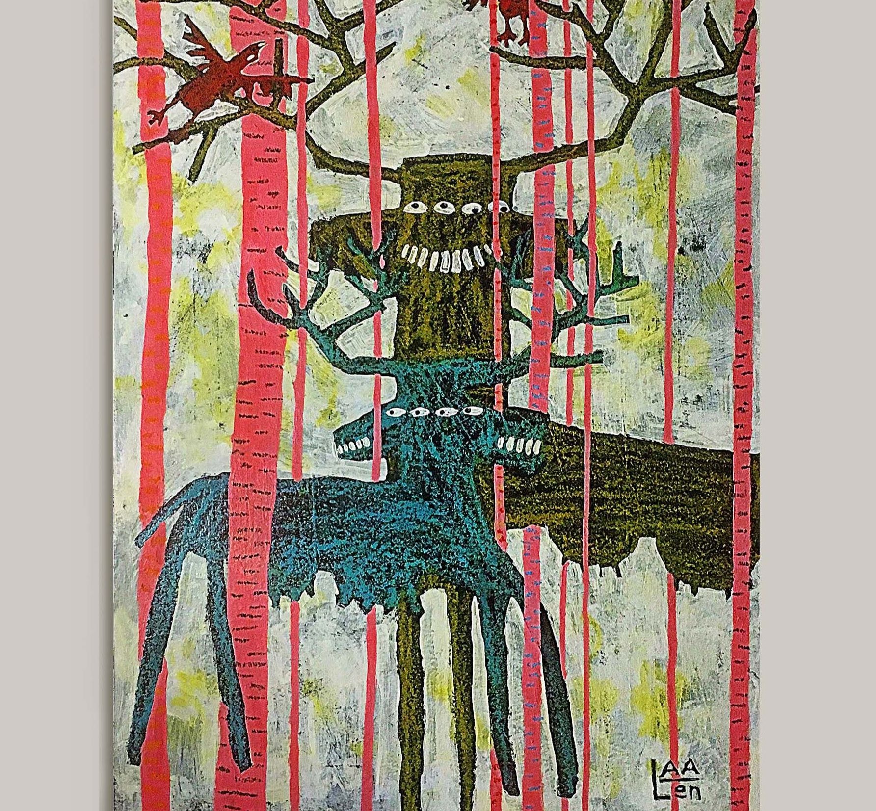 Олени в березовой роще. Фото: Алена Котовская для Times.by