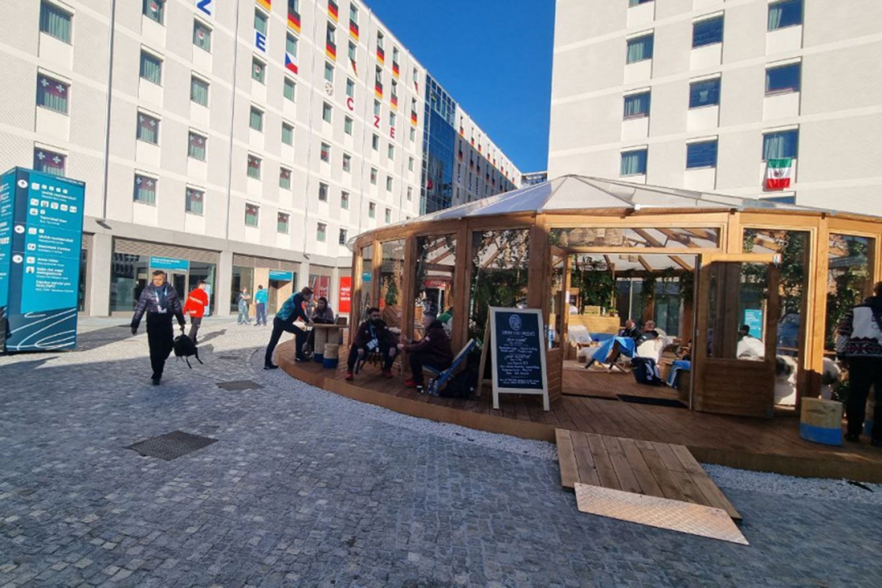 Олимпийская деревня в Милане. © НОК Беларуси