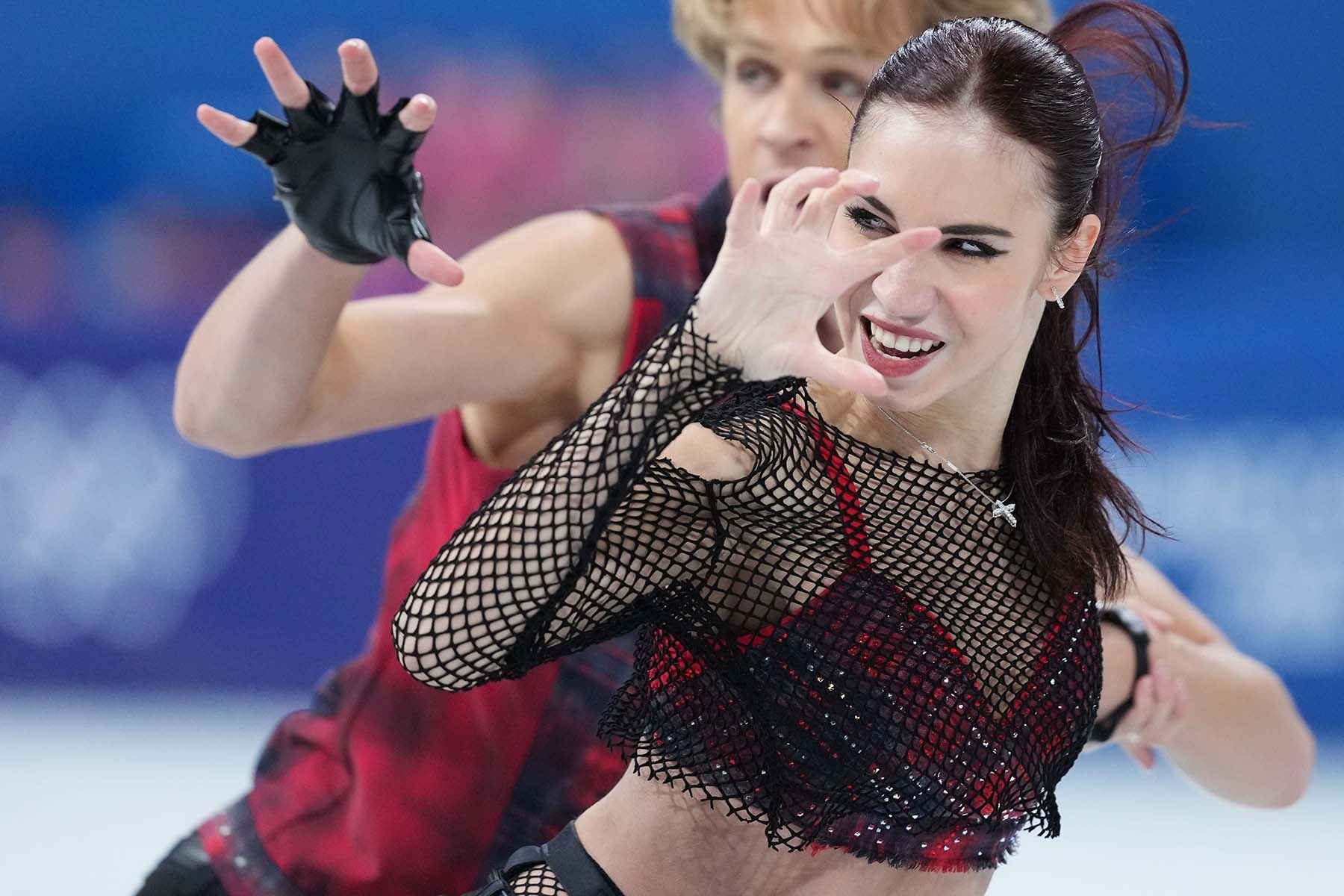 Фигуристы Диана Дэвис и Глеб Смолкин. © Stephanie Scarbrough, AP / TASS