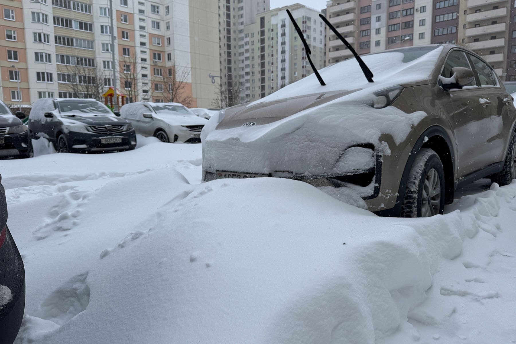 Снегопад Улли