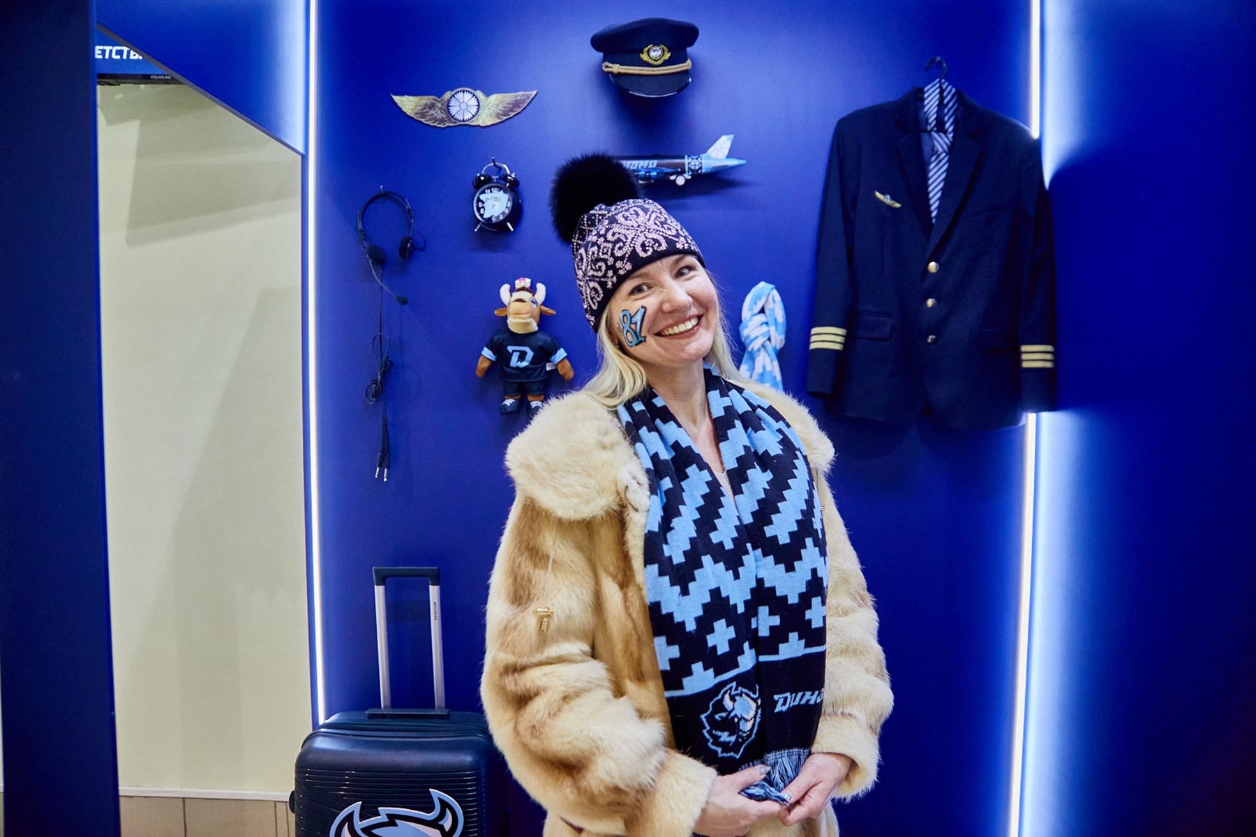 Вероника, болельщица ХК «Динамо-Минск». © Святослав Зоркий, Times.by