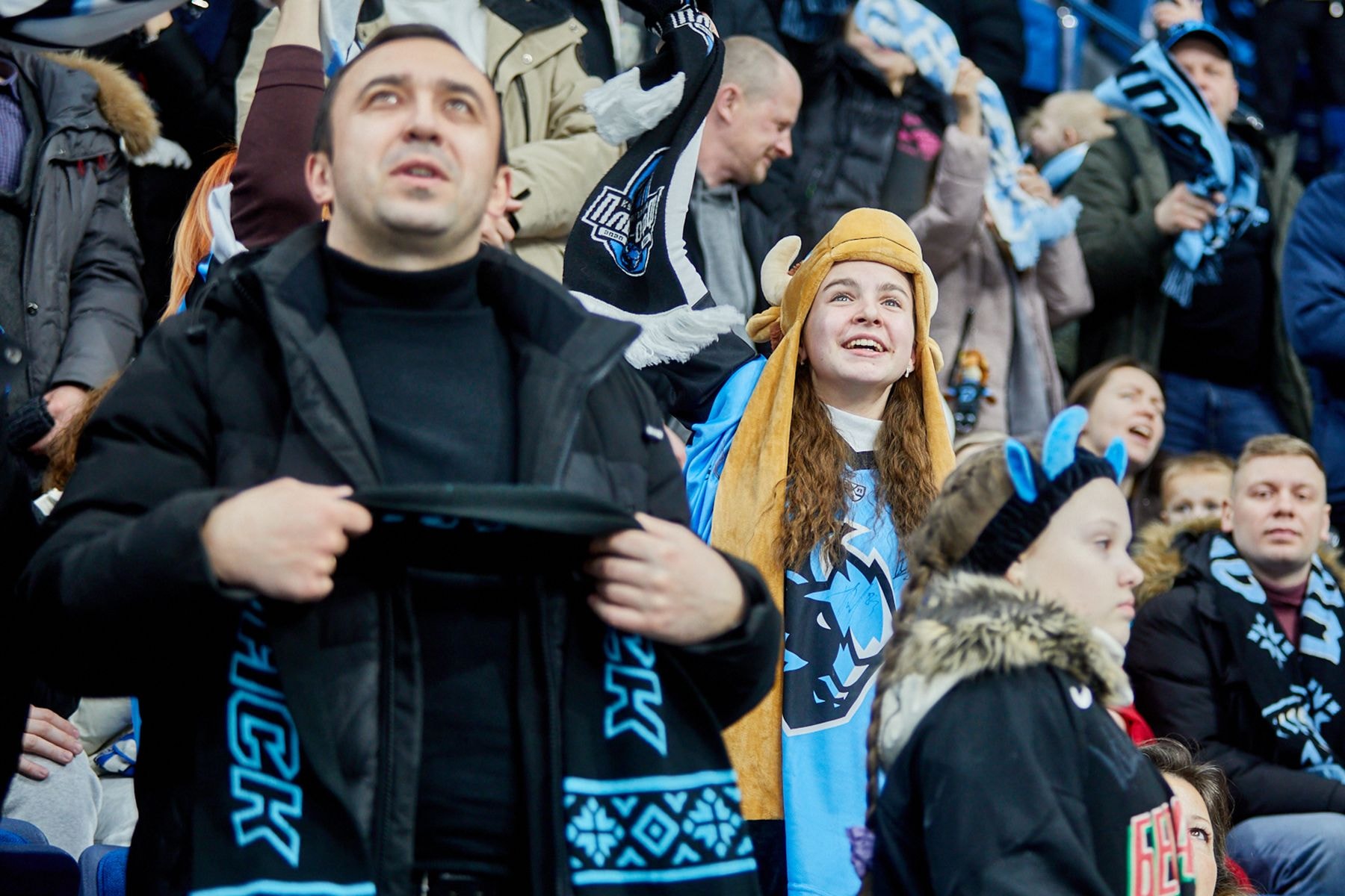 Болельщики ХК «Динамо-Минск». © Святослав Зоркий, Times.by