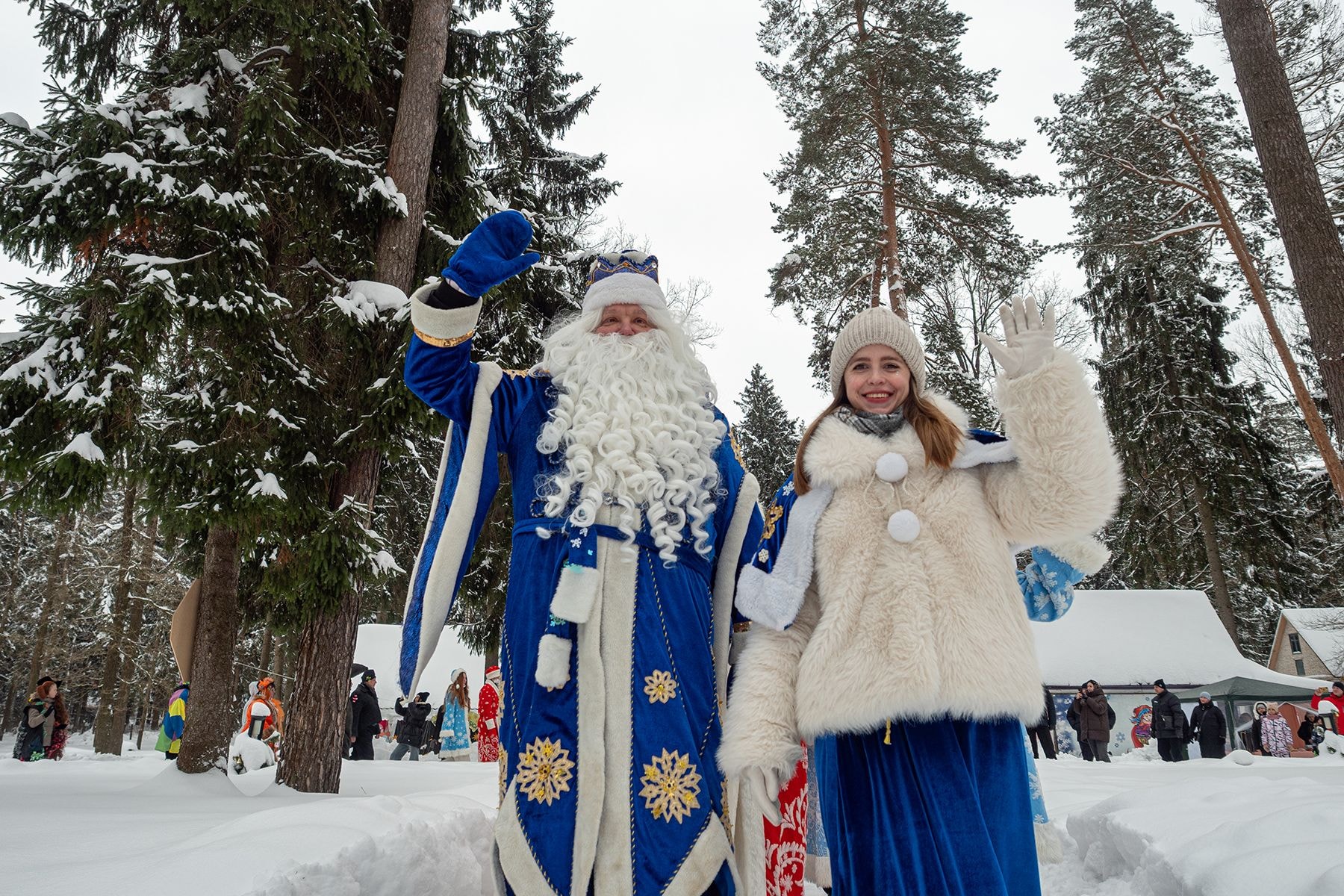 Праздник «Зимний разгуляй» в Придвинской резиденции Деда Мороза. © Times.by