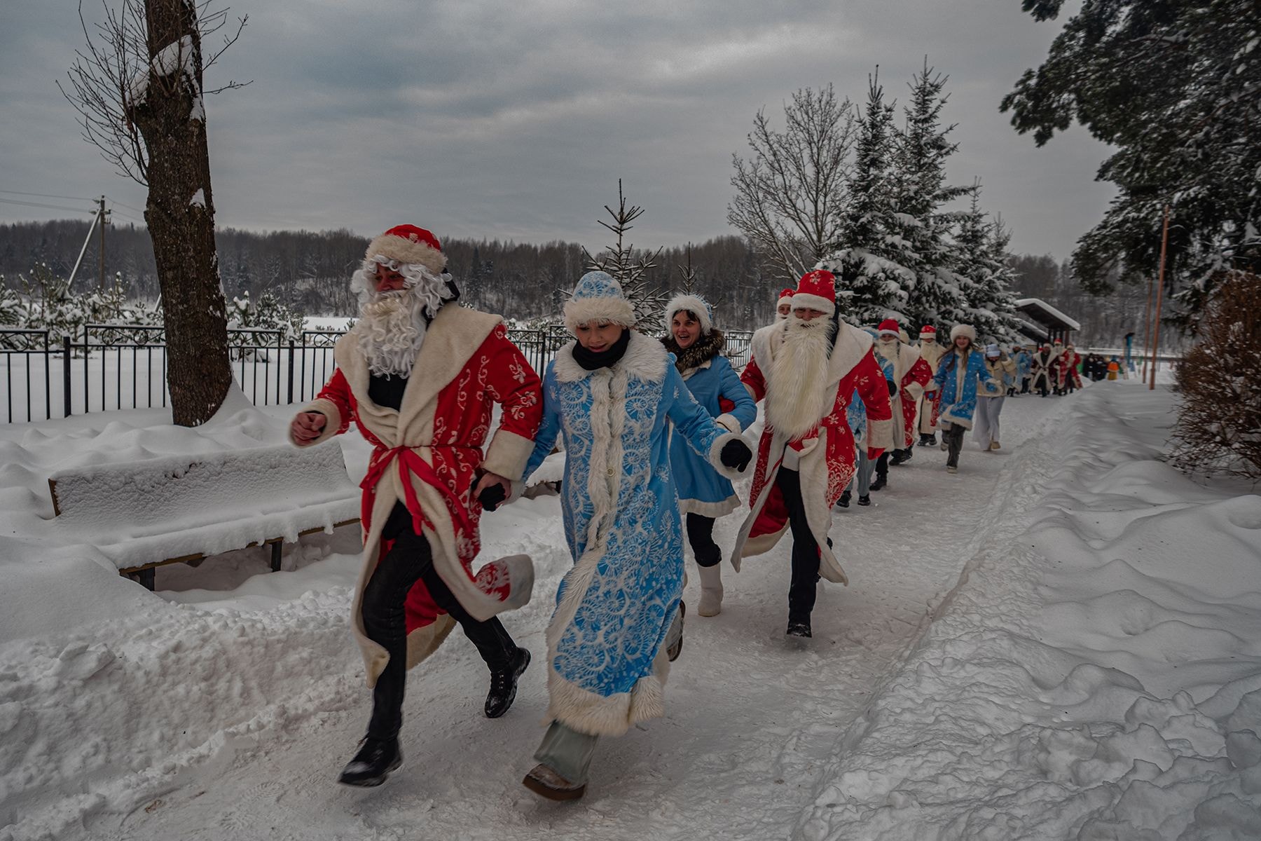 Праздник «Зимний разгуляй» в Придвинской резиденции Деда Мороза. © Times.by