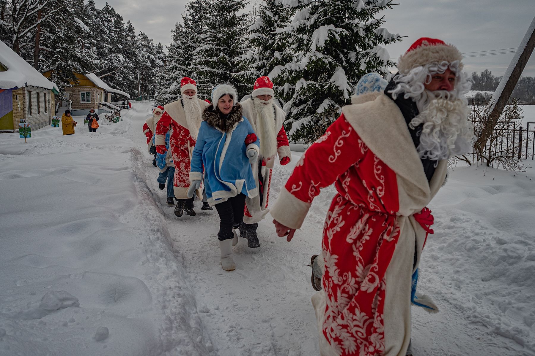Праздник «Зимний разгуляй» в Придвинской резиденции Деда Мороза. © Times.by