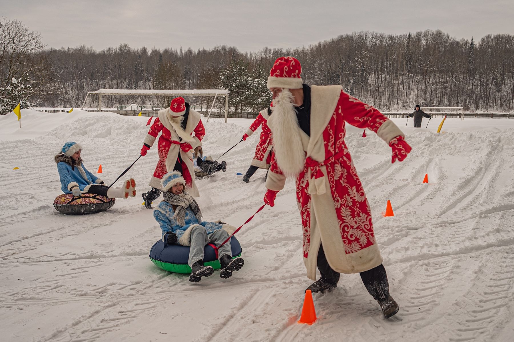 Праздник «Зимний разгуляй» в Придвинской резиденции Деда Мороза. © Times.by