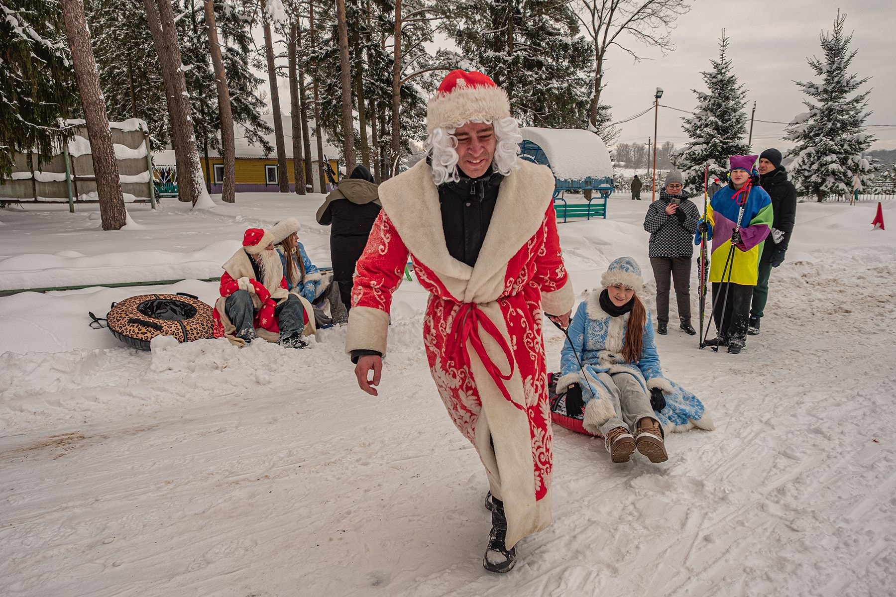 Праздник «Зимний разгуляй» в Придвинской резиденции Деда Мороза. © Times.by