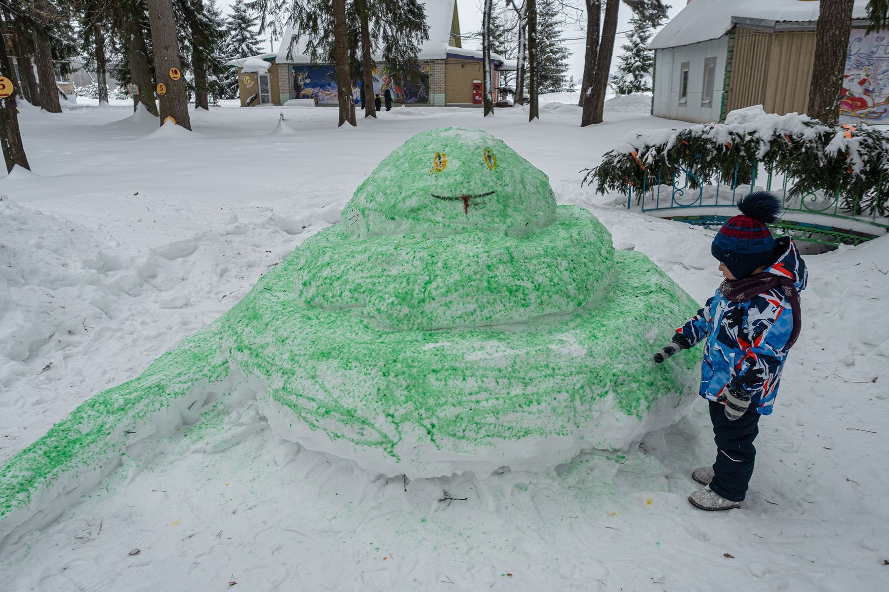 Праздник «Зимний разгуляй» в Придвинской резиденции Деда Мороза. © Times.by
