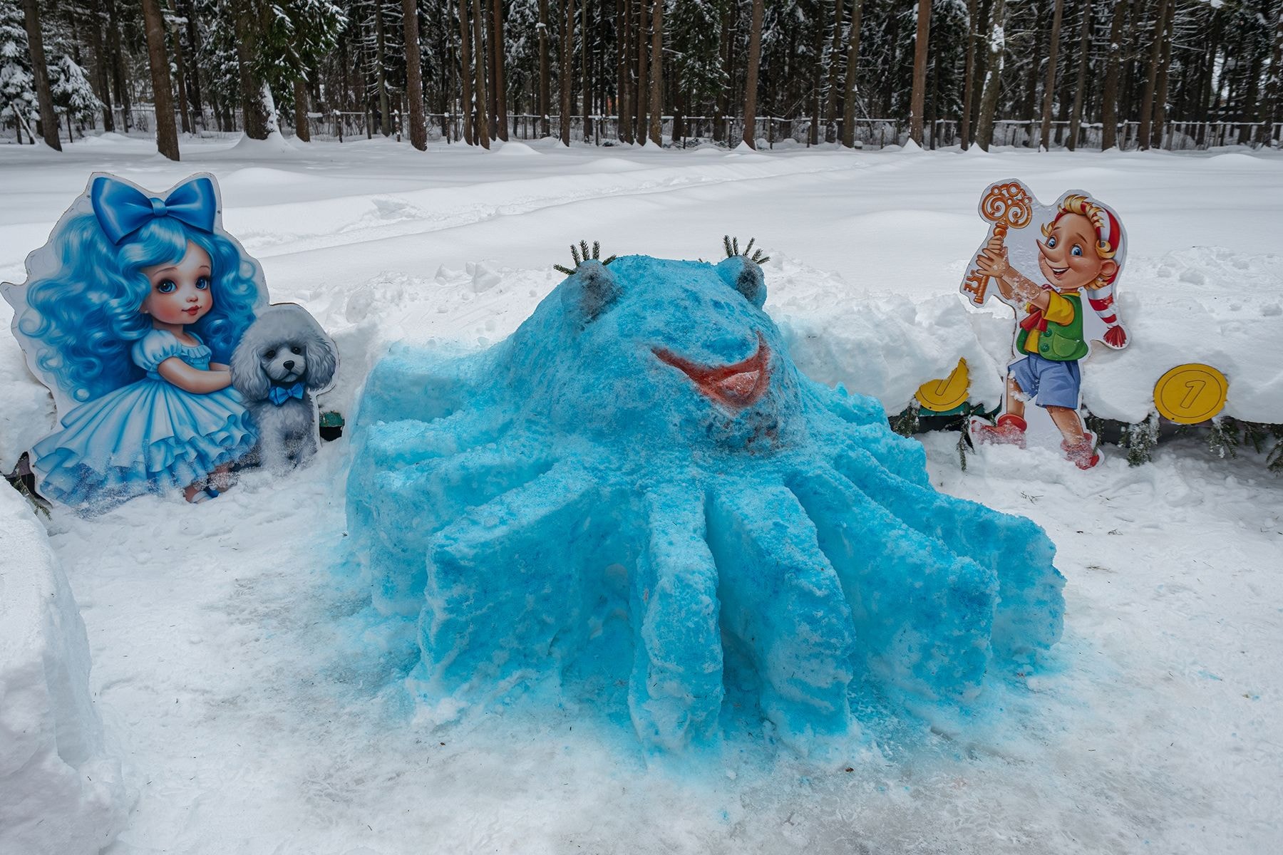 Праздник «Зимний разгуляй» в Придвинской резиденции Деда Мороза. © Times.by