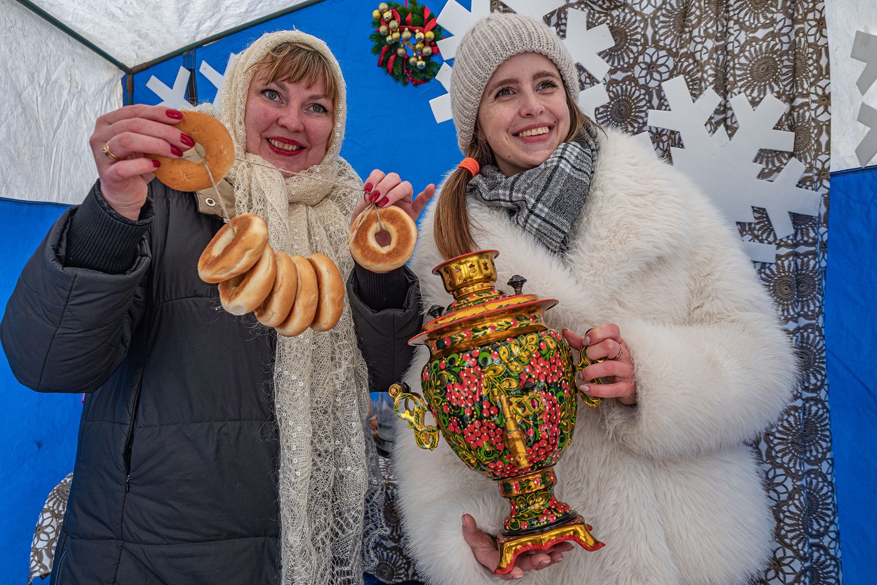Праздник «Зимний разгуляй» в Придвинской резиденции Деда Мороза. © Times.by