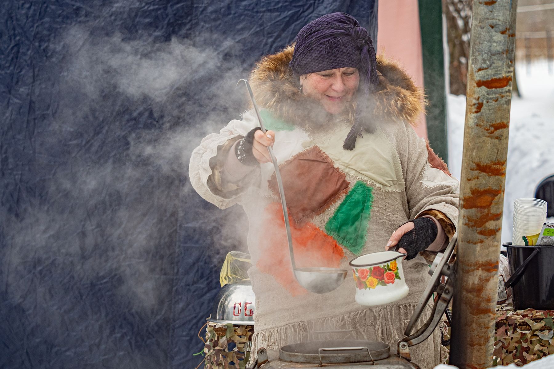 Праздник «Зимний разгуляй» в Придвинской резиденции Деда Мороза. © Times.by