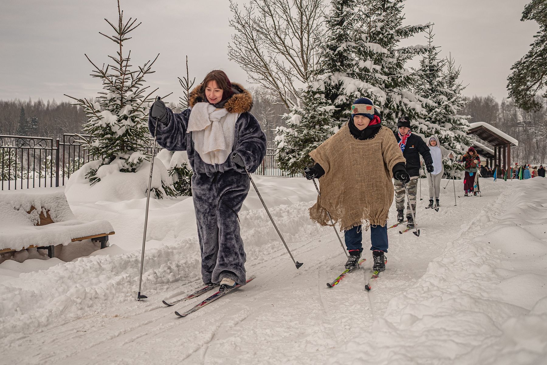 Праздник «Зимний разгуляй» в Придвинской резиденции Деда Мороза. © Times.by