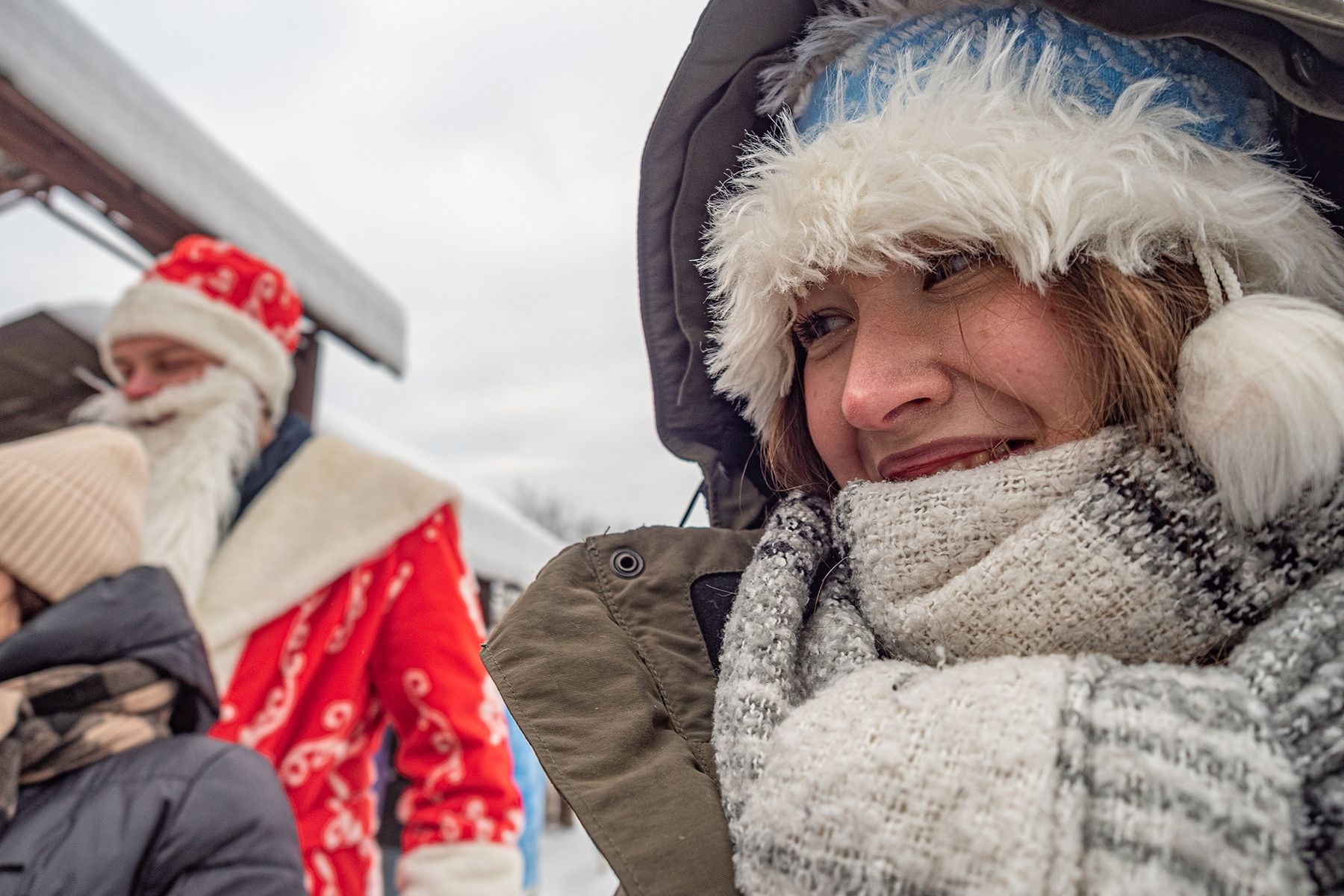 Праздник «Зимний разгуляй» в Придвинской резиденции Деда Мороза. © Times.by