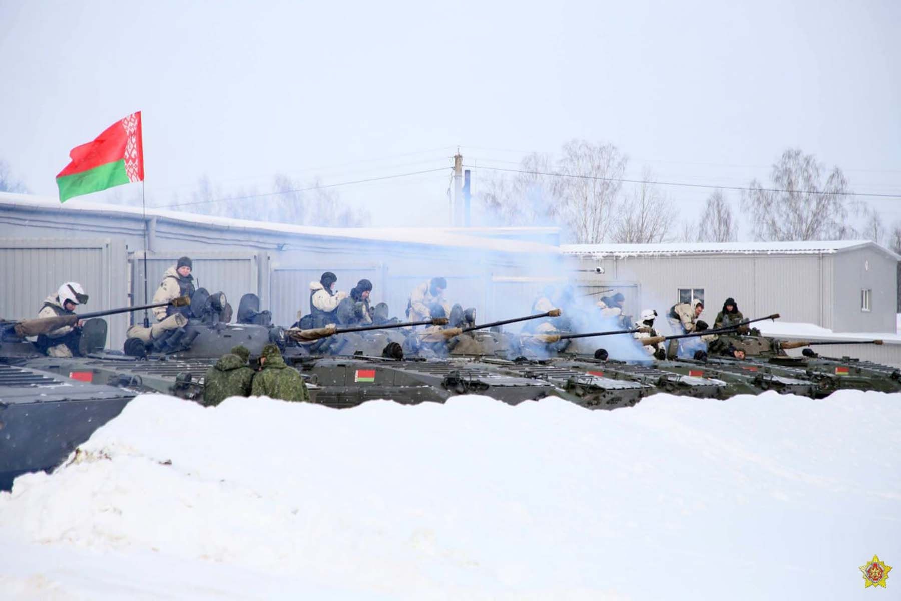 Одно из механизированных соединений приведено в боевую готовность. © Министерство обороны Республики Беларусь, Telegram