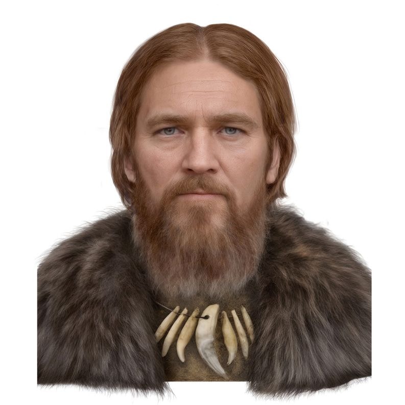 «Красносельский человек». Житель Белорусского Понеманья позднего неолита. © «Население Беларуси. Альбом в лицах – взгляд в прошлое»