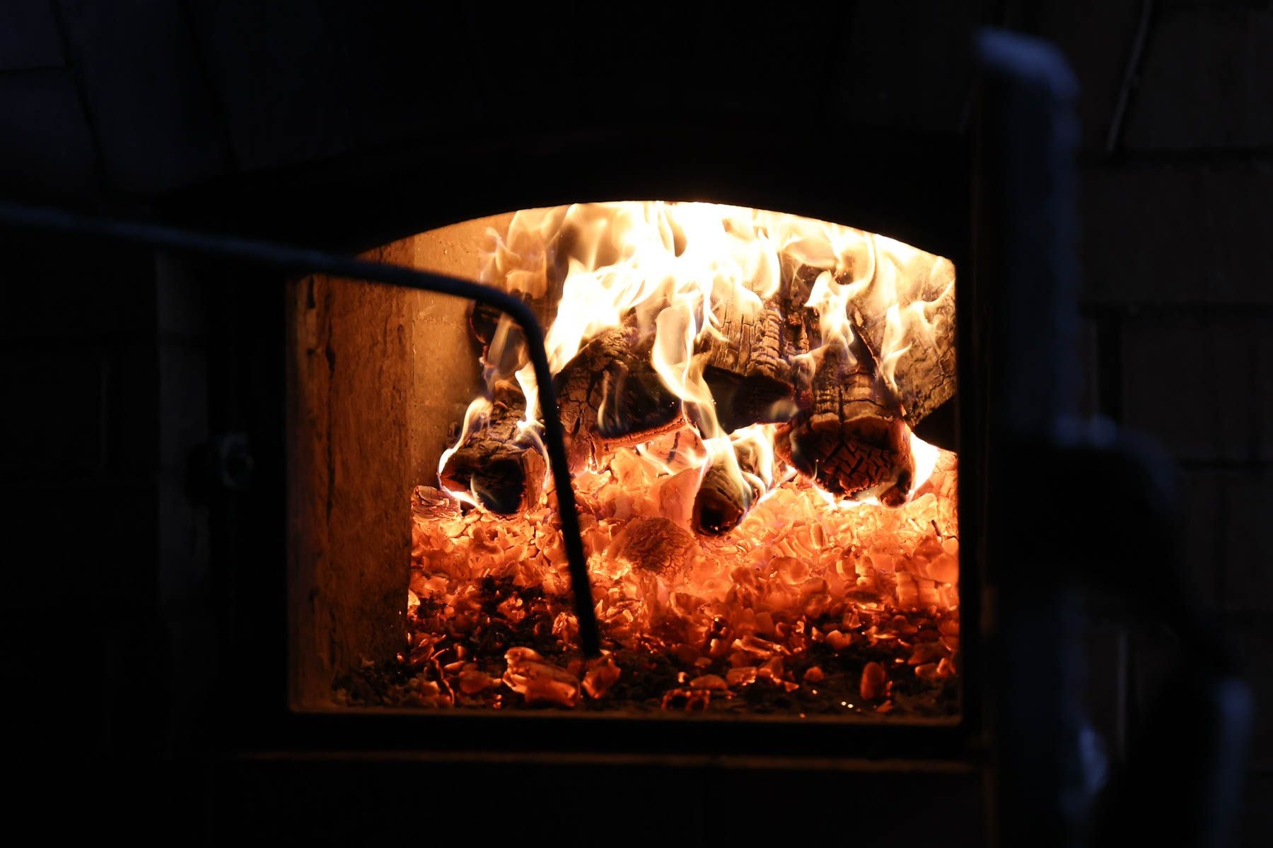 Огонь в печи